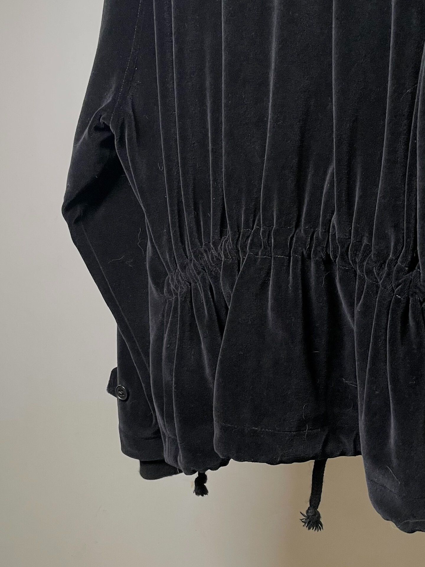 Ann Demeulemeester velvet oversized pilot jacket by Ann Demeulemeester Size S / US 4 / IT 40 - 6 Thumbnail