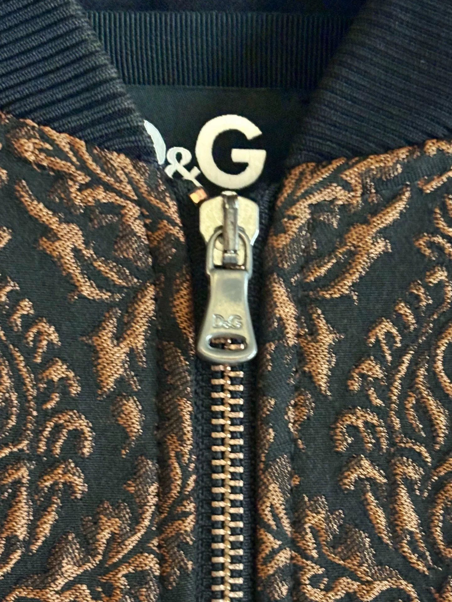 Dolce & Gabbana dolce&gabbana dg patterned baseball jacket Size US L / EU 52-54 / 3 - 3 Thumbnail
