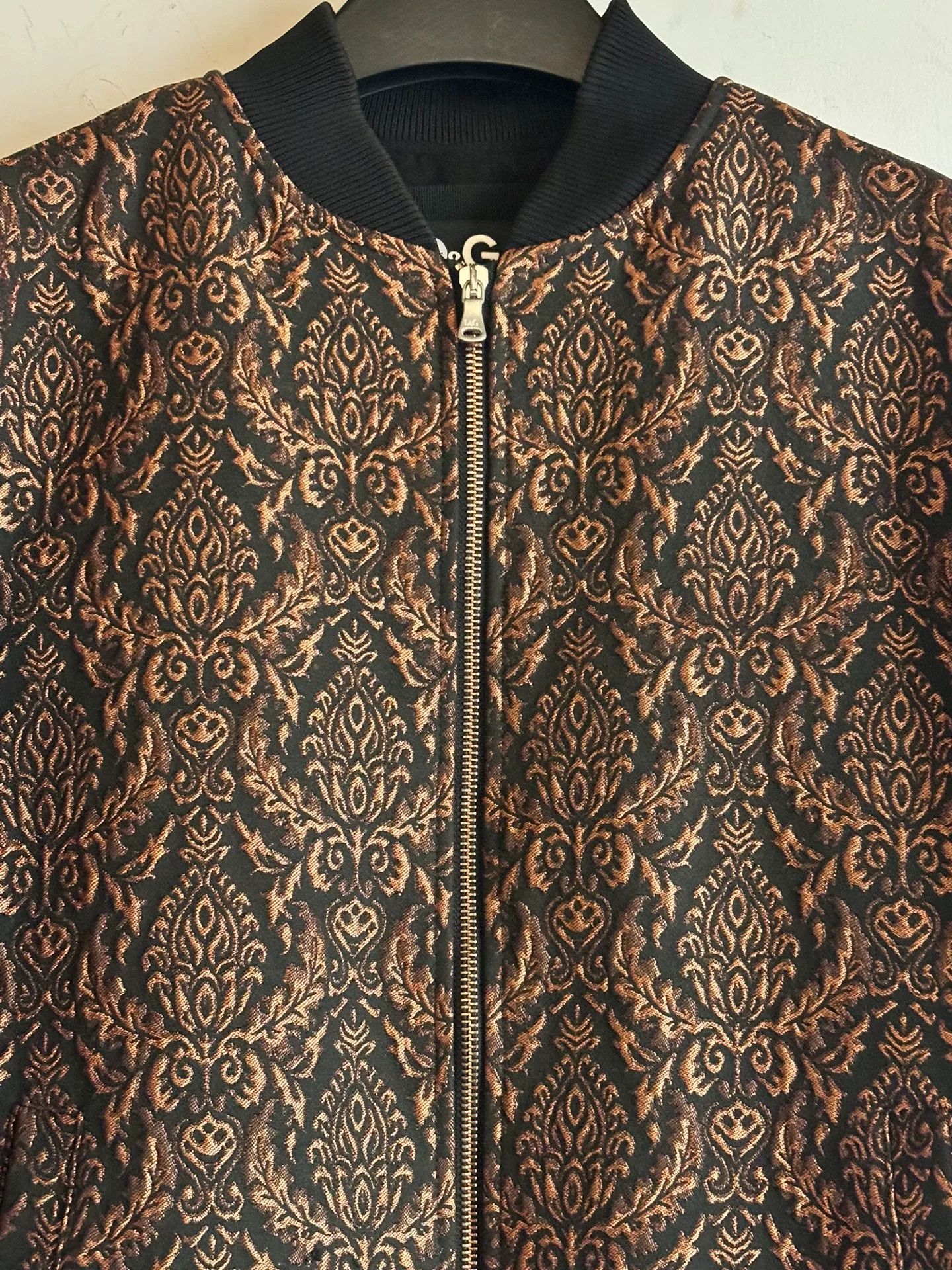Dolce & Gabbana dolce&gabbana dg patterned baseball jacket Size US L / EU 52-54 / 3 - 2 Thumbnail