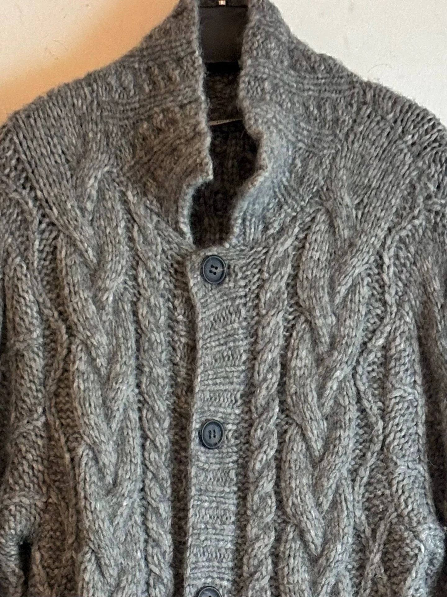 Helmut Lang Helmut Lang Merino Wool Knit Coat Size M / US 6-8 / IT 42-44 - 3 Thumbnail