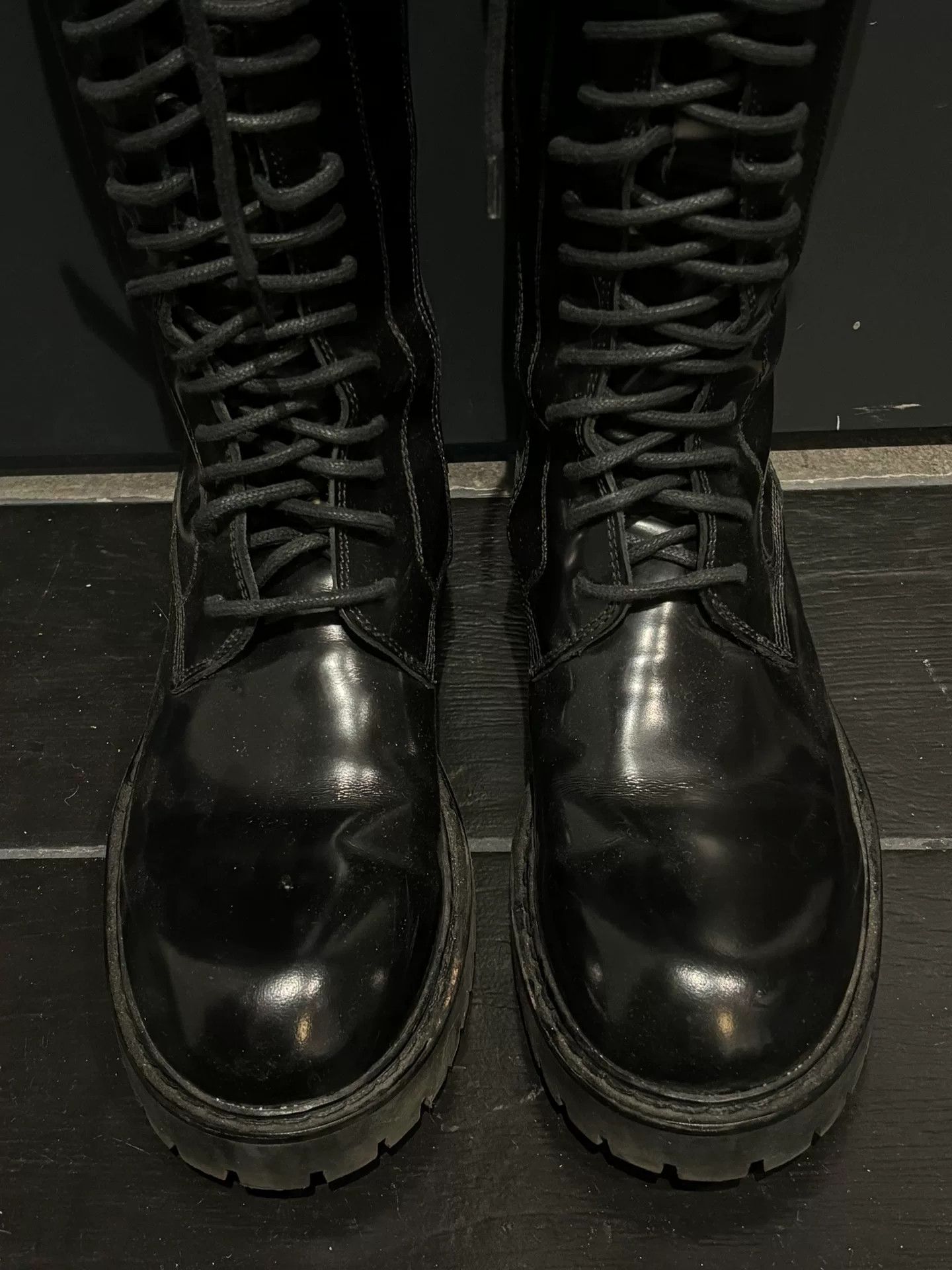 Ann Demeulemeester Ann Demeulemeester Long Black Boots Size US 6 / IT 36 - 5 Thumbnail