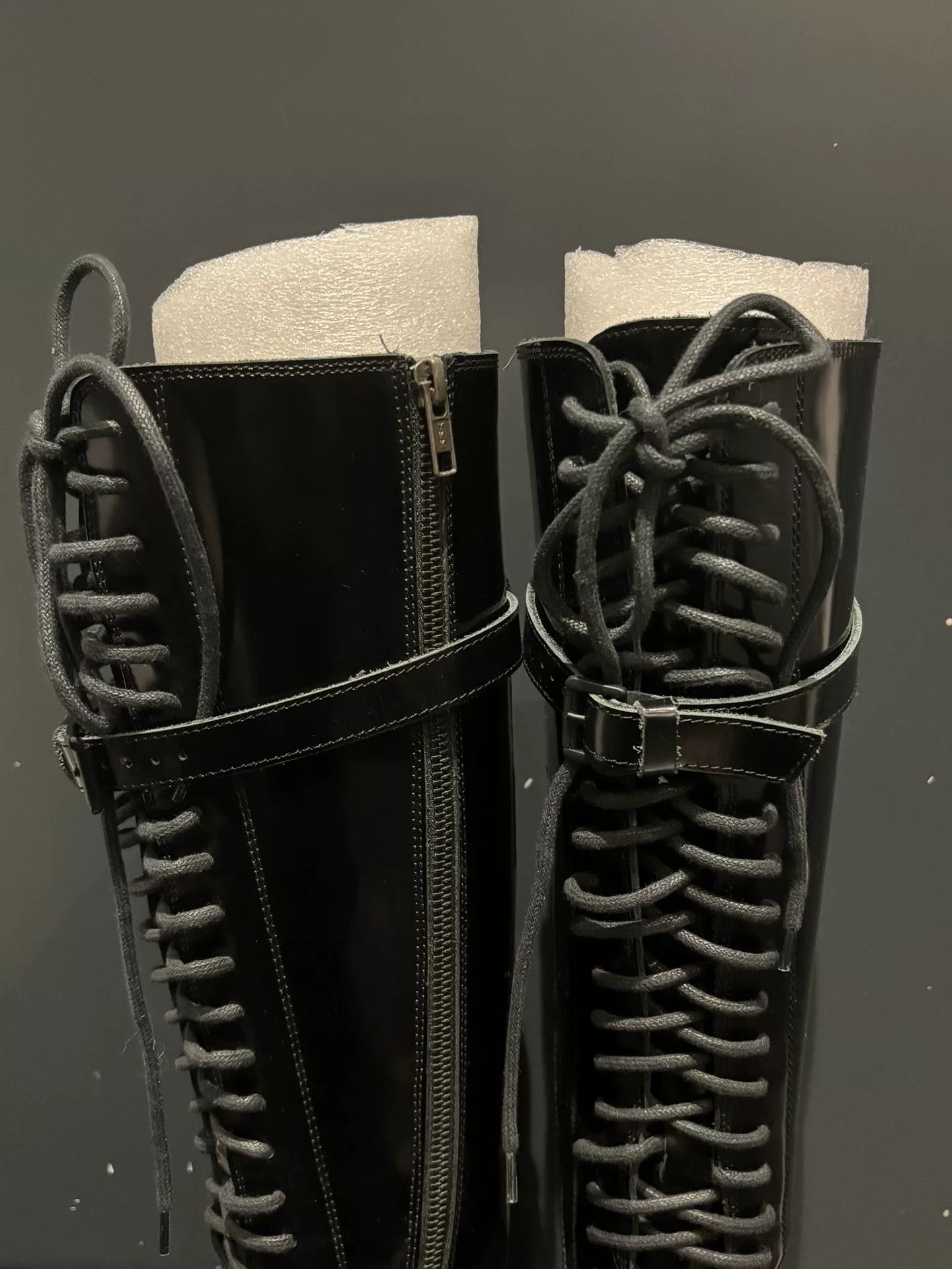 Ann Demeulemeester Ann Demeulemeester Long Black Boots Size US 6 / IT 36 - 4 Thumbnail
