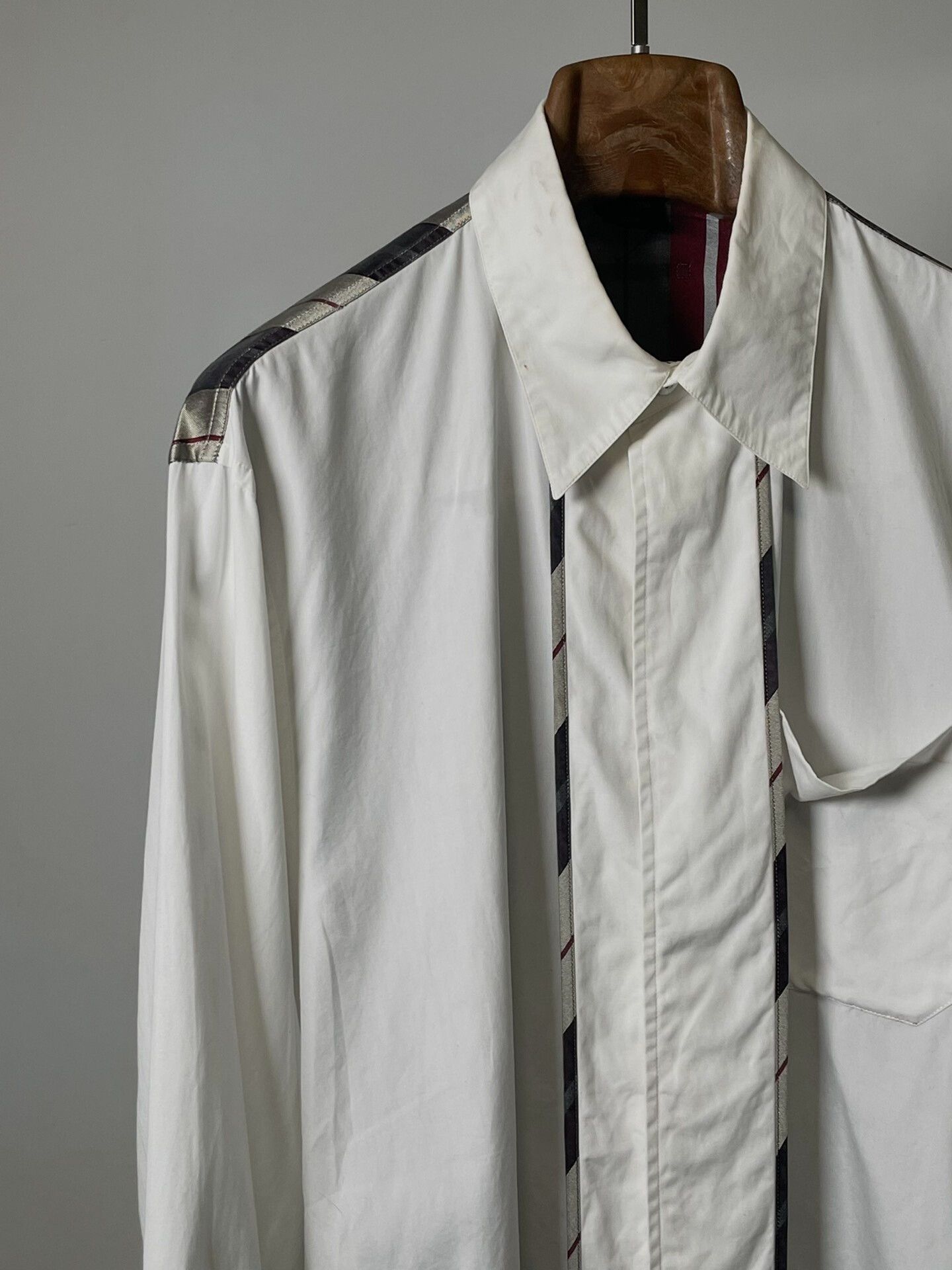Jean Paul Gaultier Jean Paul Gaultier Color Blocked Shirt Size US L / EU 52-54 / 3 - 3 Thumbnail