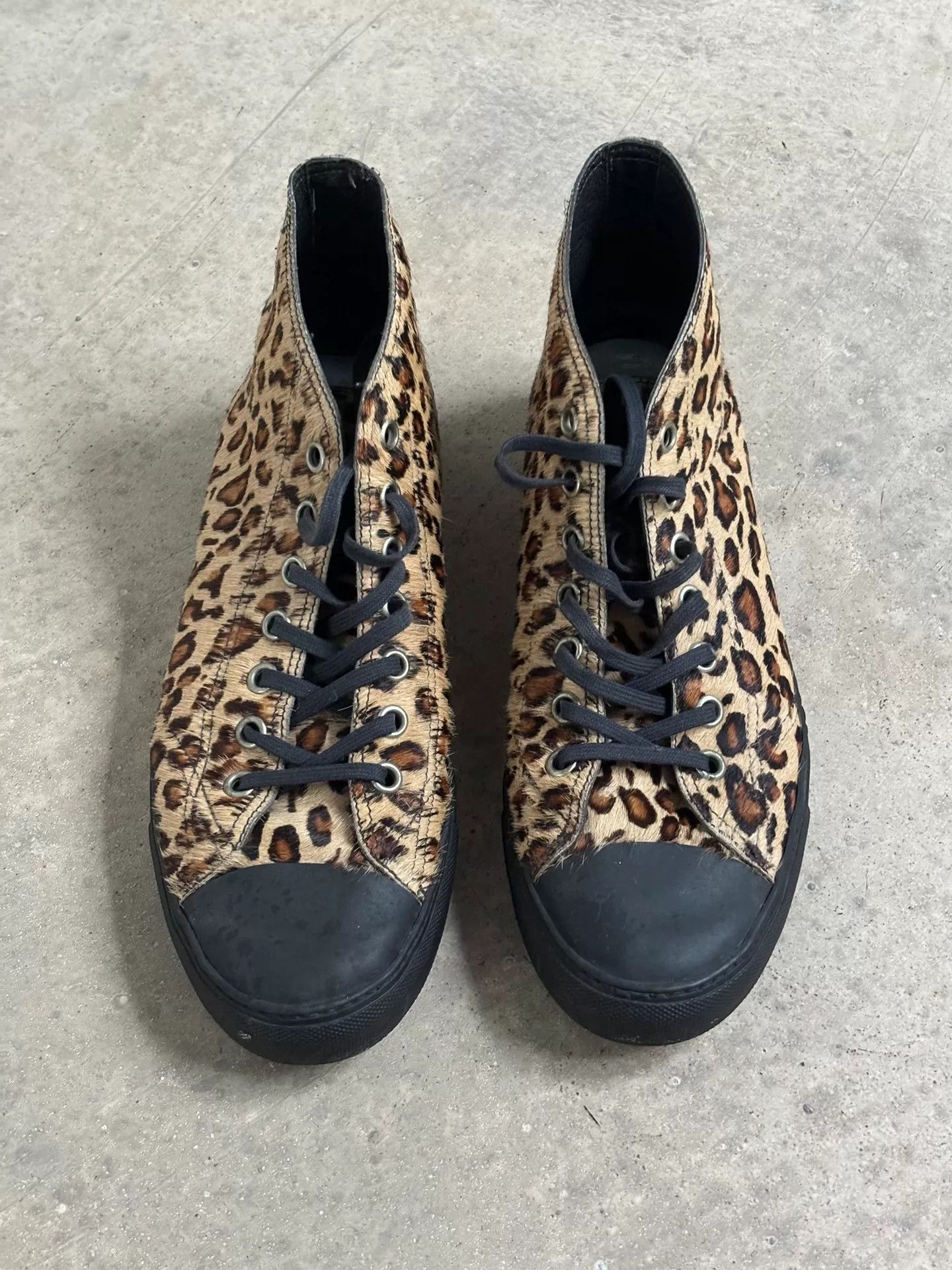 Maison Margiela maison margiela leopard print high-top sneakers Size US 10 / EU 43 - 2 Thumbnail