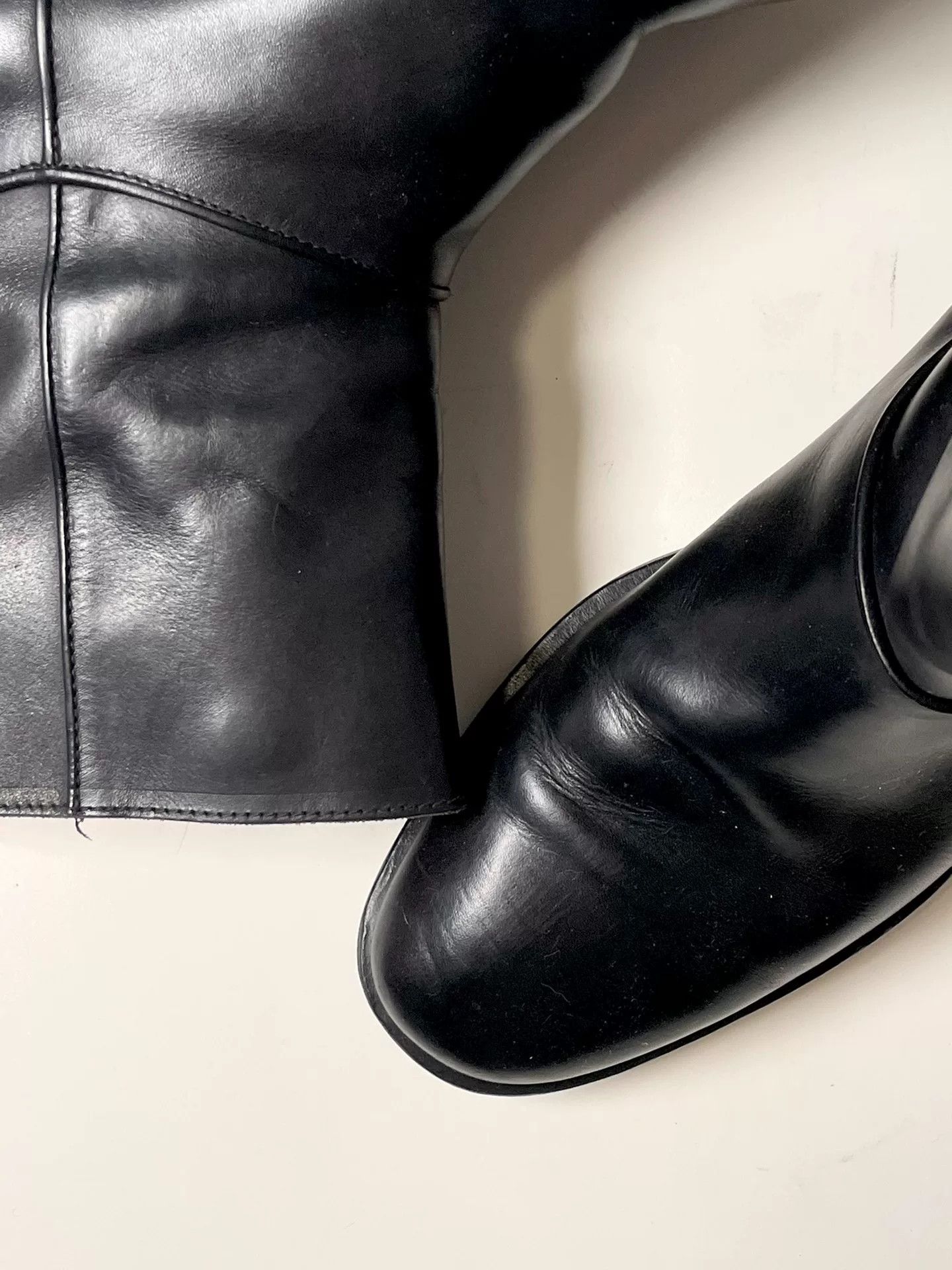 Maison Margiela maison martin margiela black leather snow boots Size US 9 / EU 42 - 4 Thumbnail