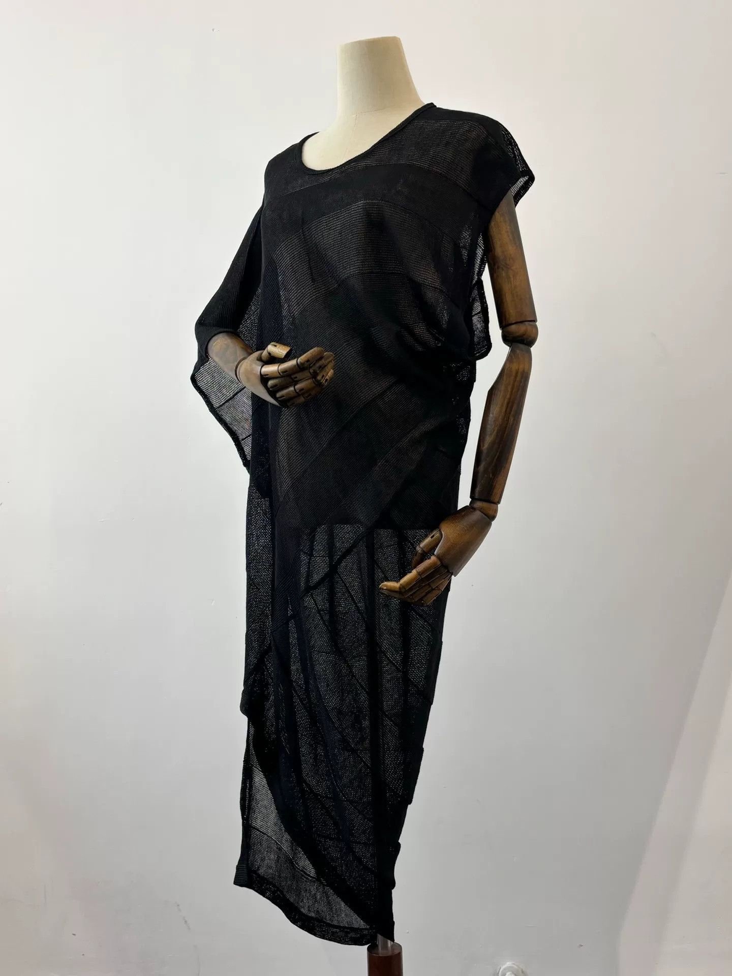 Yohji Yamamoto asymmetric twisted dress by yohji yamamoto Size S / US 4 / IT 40 - 2 Thumbnail