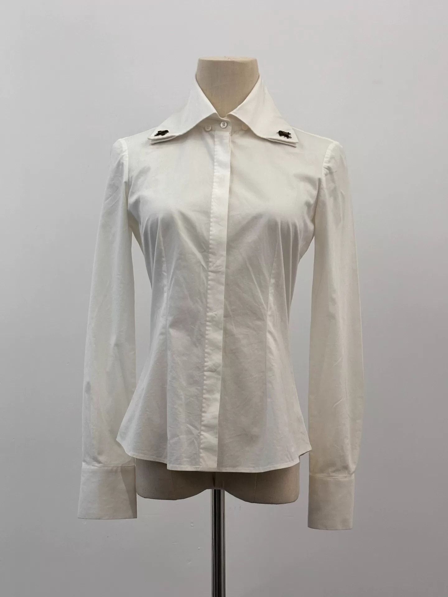 Alexander McQueen alexander mcqueen 2008 bee embellished shirt Size M / US 6-8 / IT 42-44 - 2 Thumbnail
