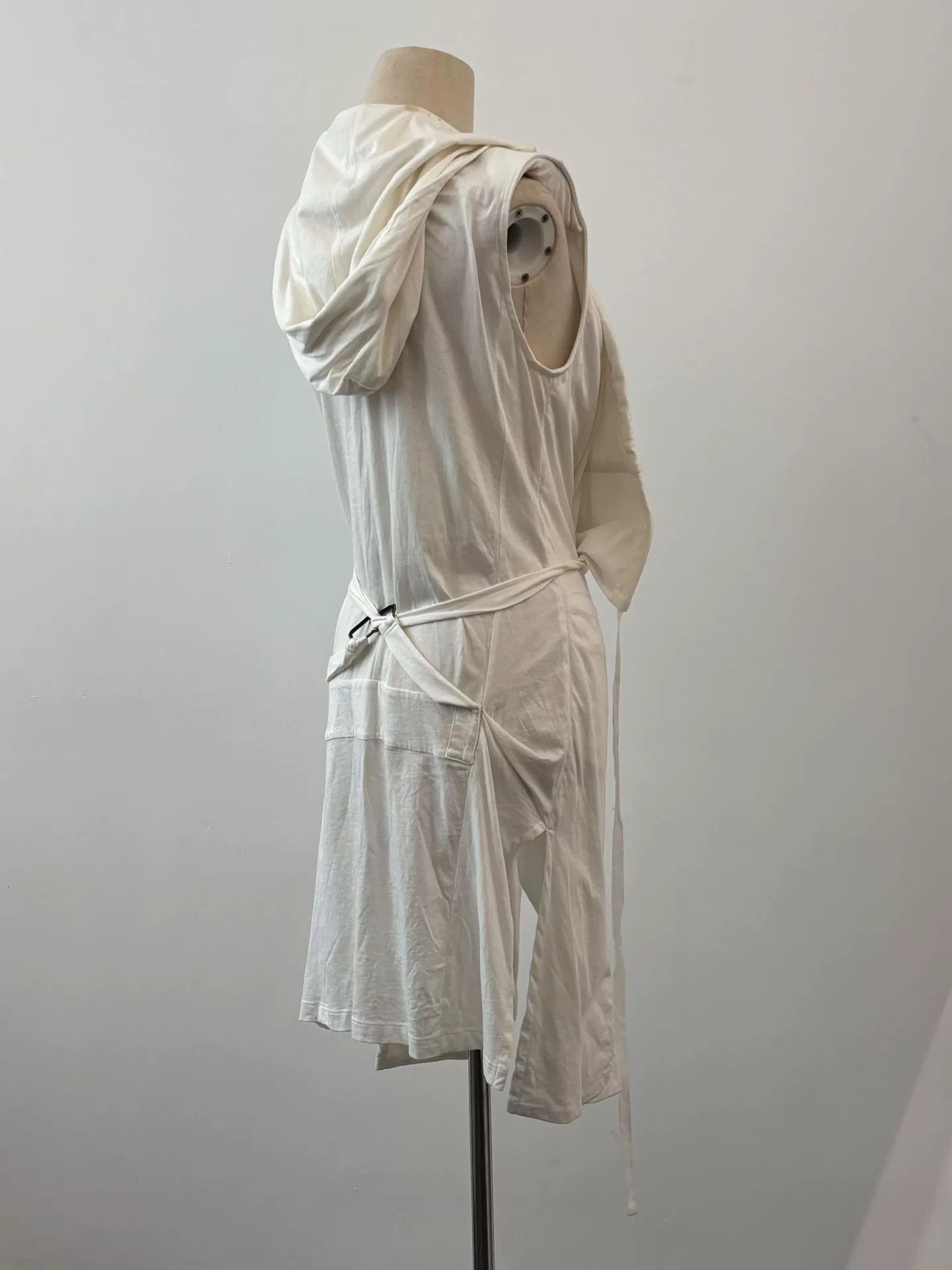 Ann Demeulemeester soft cotton layered long vest Size S / US 4 / IT 40 - 4 Thumbnail