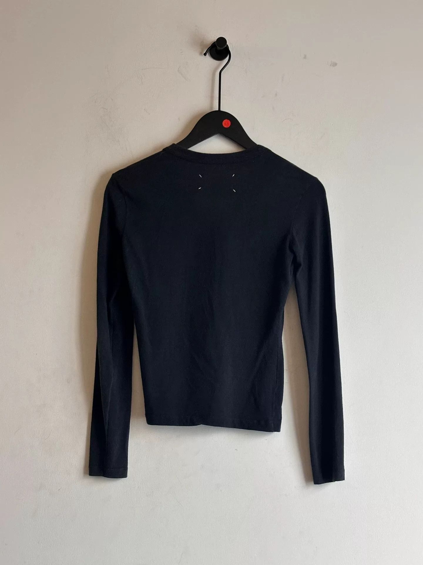 Maison Margiela 90s Maison Martin Margiela V-Neck Long Sleeve Tee Size S / US 4 / IT 40 - 4 Thumbnail