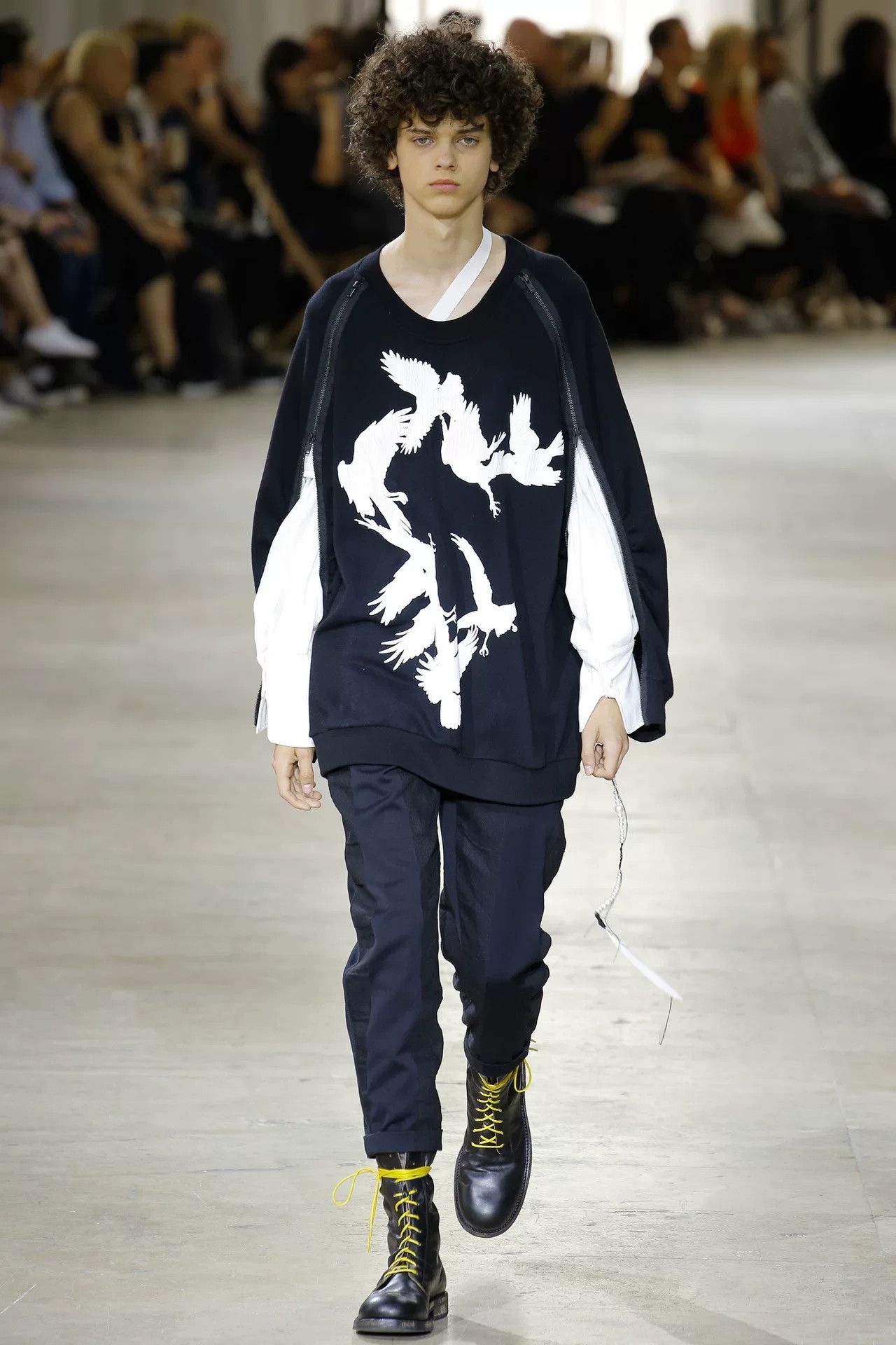 Ann Demeulemeester Ann Demeulemeester 2017 Black Sweatshirt Jacket Size US XS / EU 42 / 0 - 2 Thumbnail