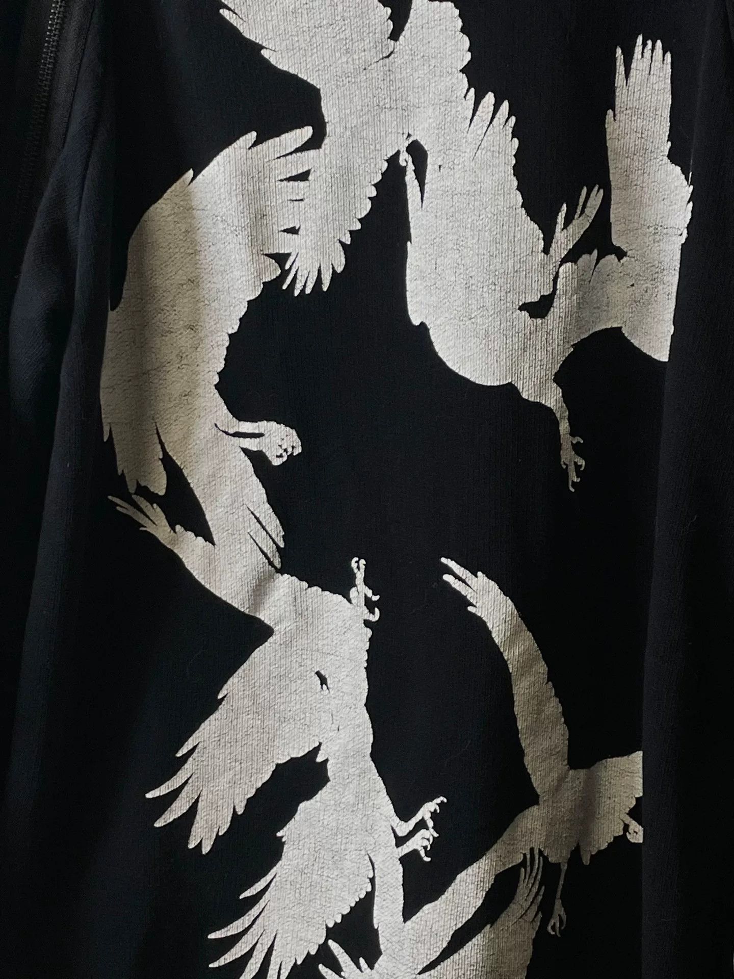 Ann Demeulemeester Ann Demeulemeester 2017 Black Sweatshirt Jacket Size US XS / EU 42 / 0 - 5 Thumbnail
