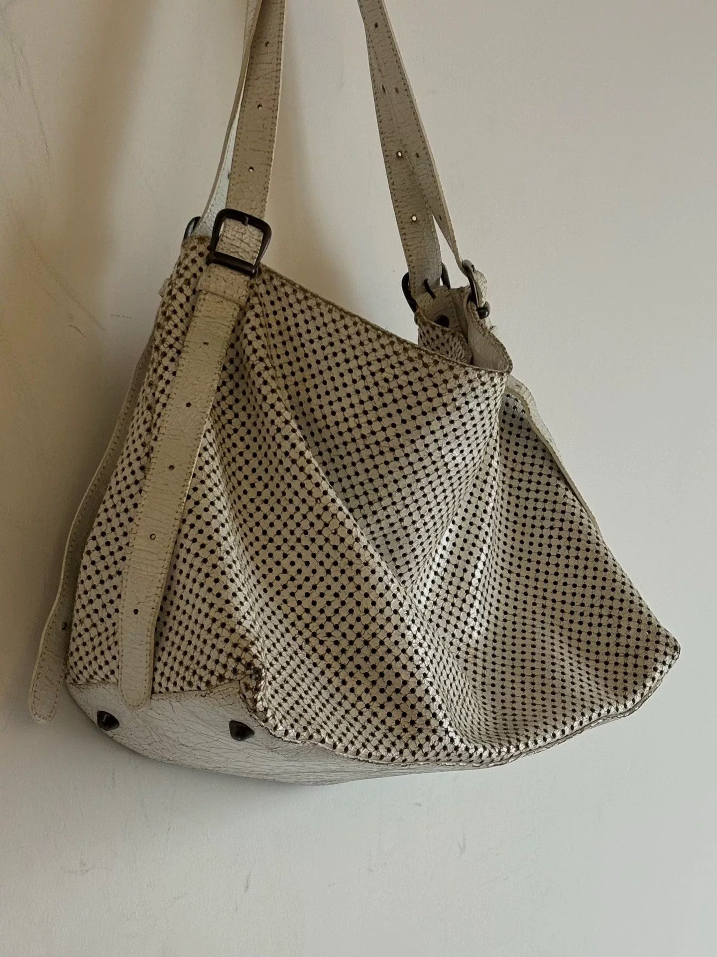 Maison Margiela Maison Martin Margiela 2009 White Hobo Bag Size ONE SIZE - 3 Thumbnail
