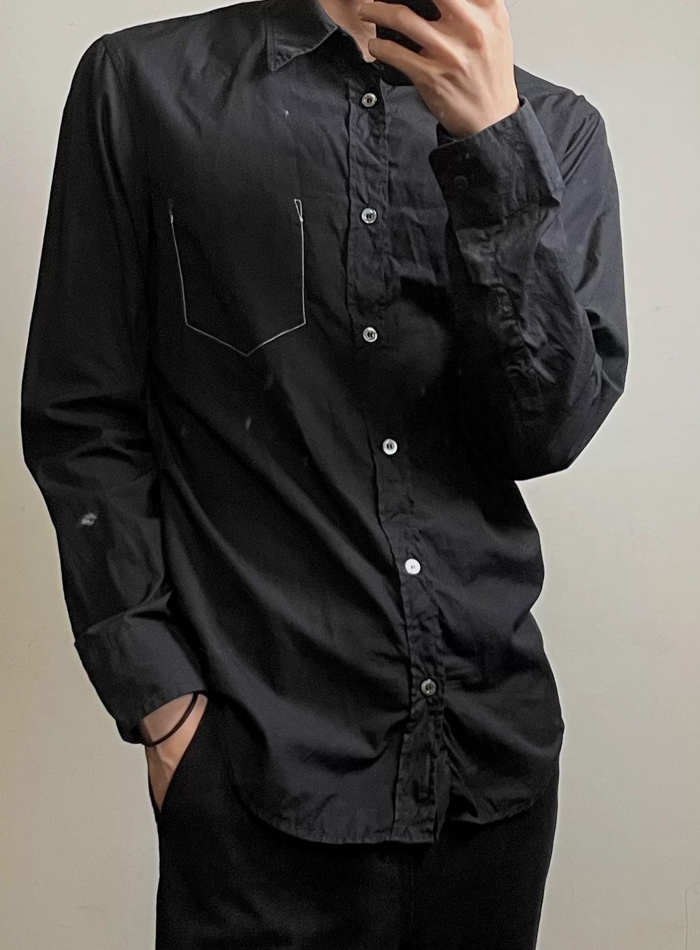 Maison Margiela Maison Margiela S/S19 Pocket Shirt Size US M / EU 48-50 / 2 - 2 Thumbnail