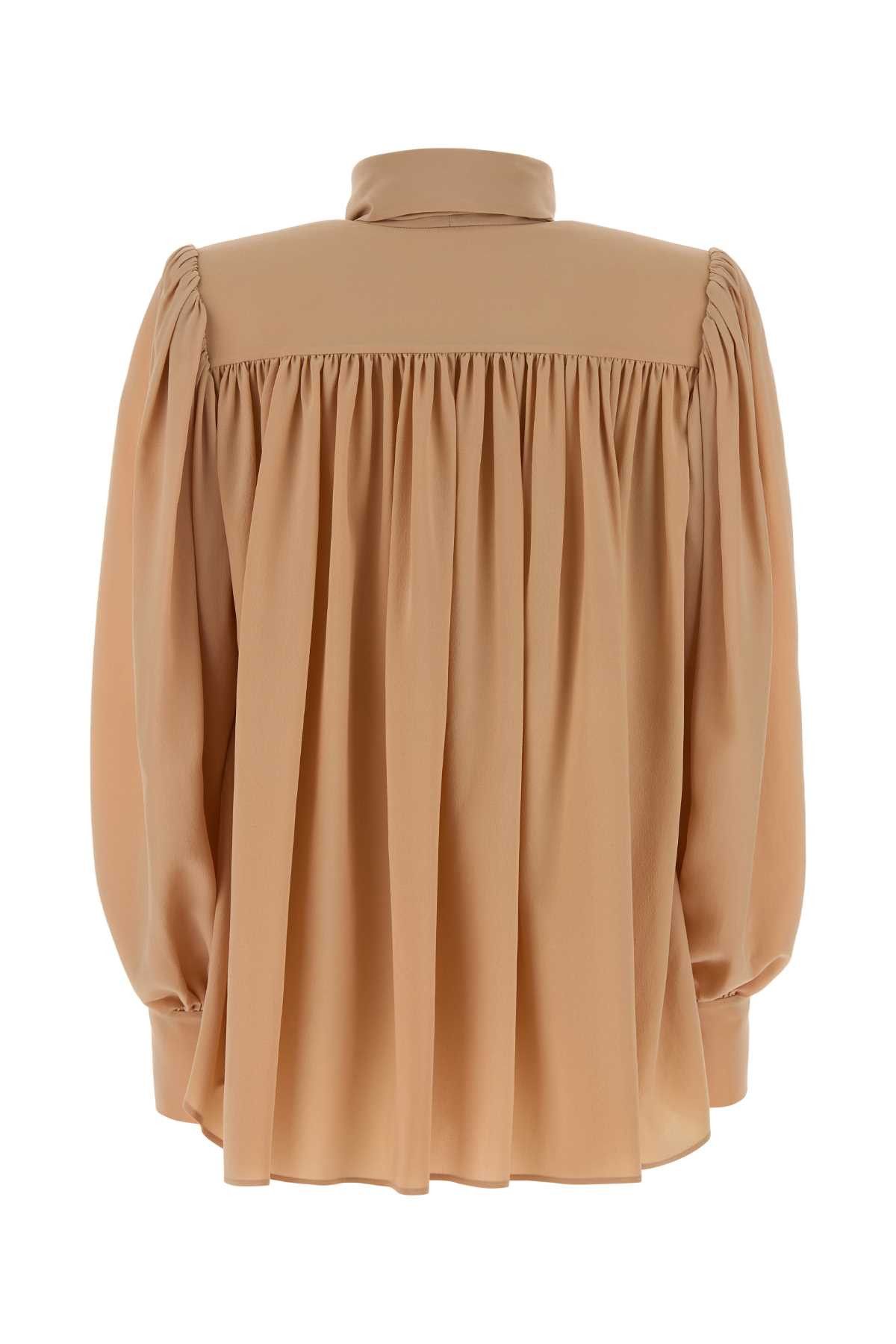 Chloe Powder Pink Crepe Blouse Size M / US 6-8 / IT 42-44 - 2 Thumbnail