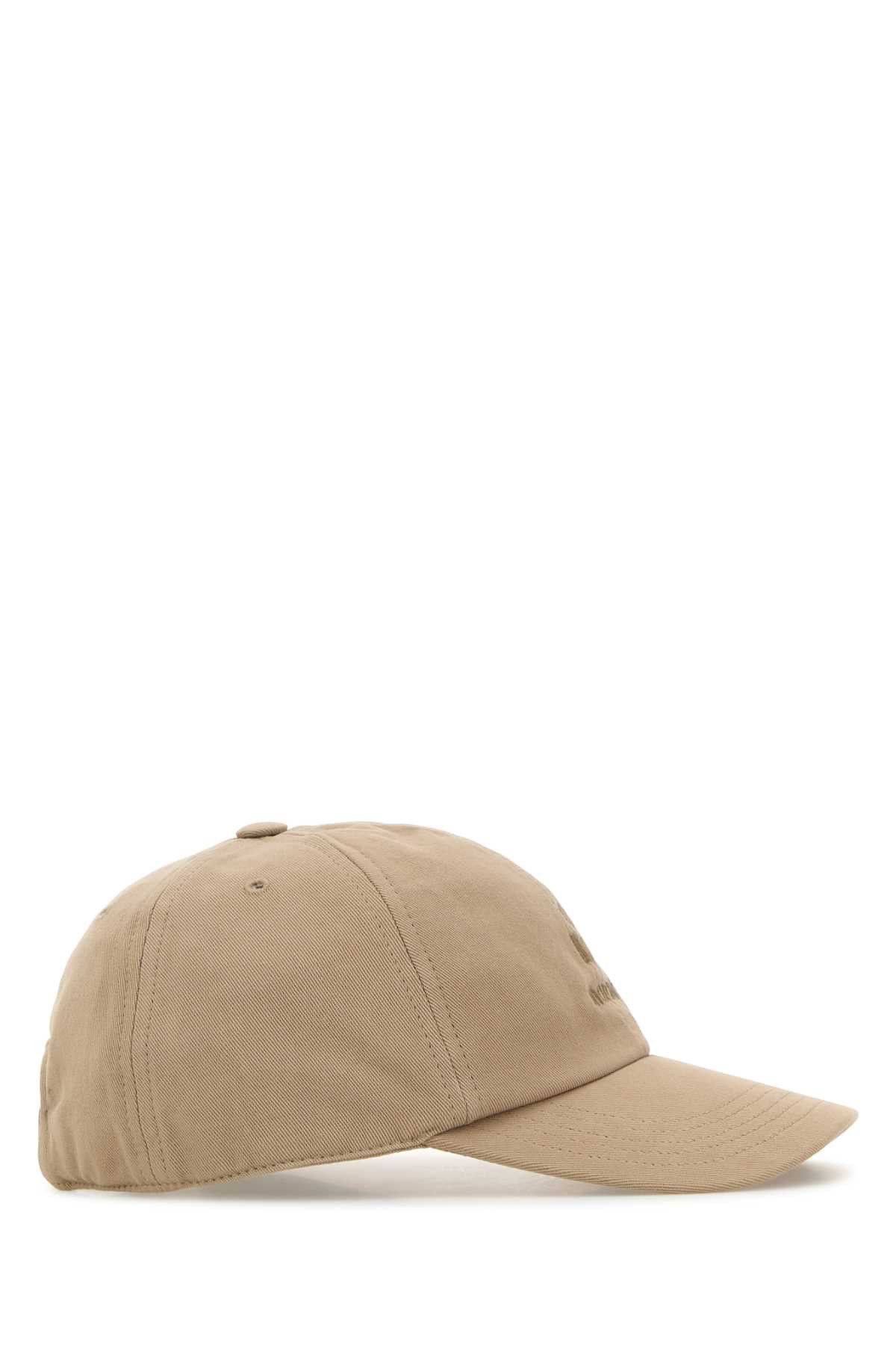 Isabel Marant Cappuccino Cotton Tomas Baseball Cap Size ONE SIZE - 2 Thumbnail