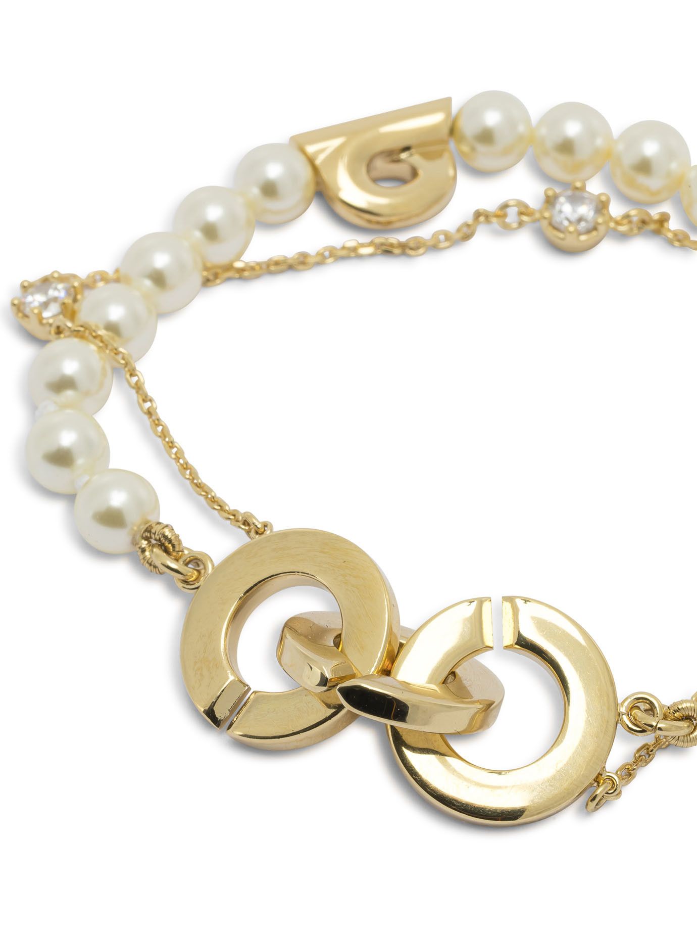 Salvatore Ferragamo Ferragamo Double Strand Bracelet With Pearls UNI Women - USA Duties Paid Size ONE SIZE - 2 Thumbnail