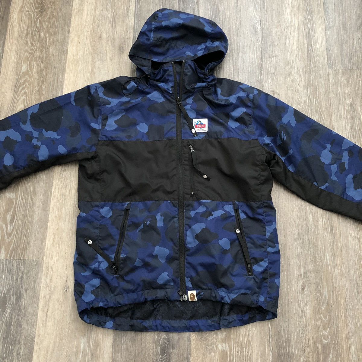 Bape Bape Mountain Sports Jacket Blue Camo Grailed