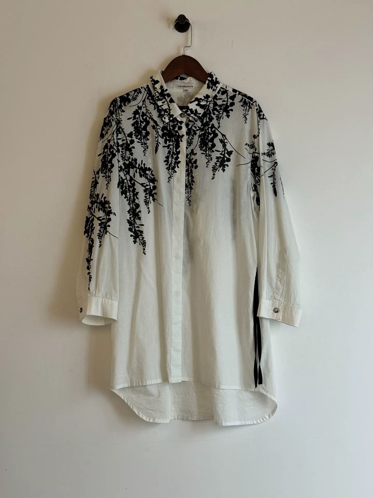 Ann Demeulemeester Ann Demeulemeester Floral Button-Up Shirt Size L / US 10 / IT 46 - 3 Thumbnail