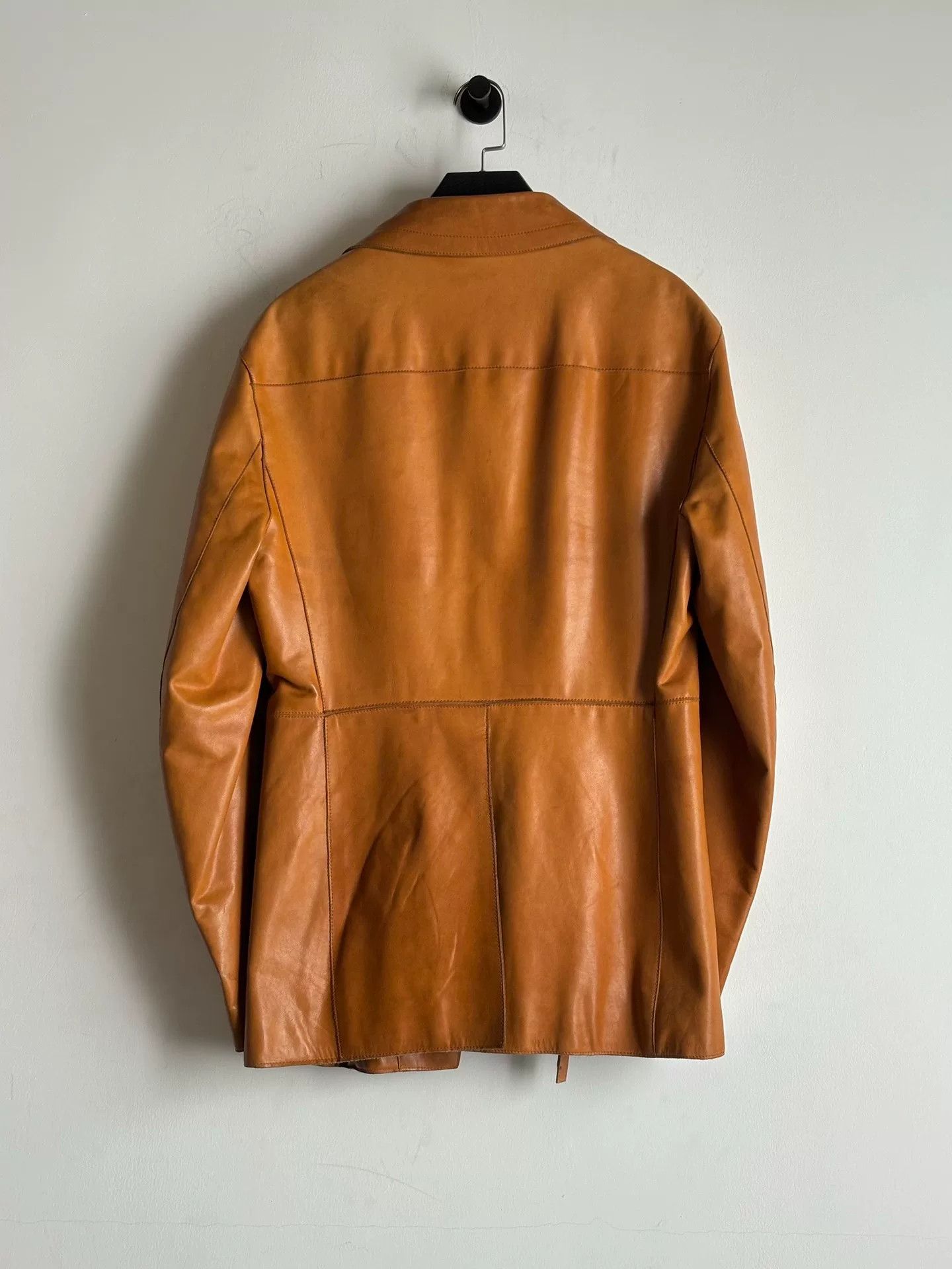 Dirk Bikkembergs dirk bikkembergs leather jacket with tie straps Size US M / EU 48-50 / 2 - 6 Thumbnail