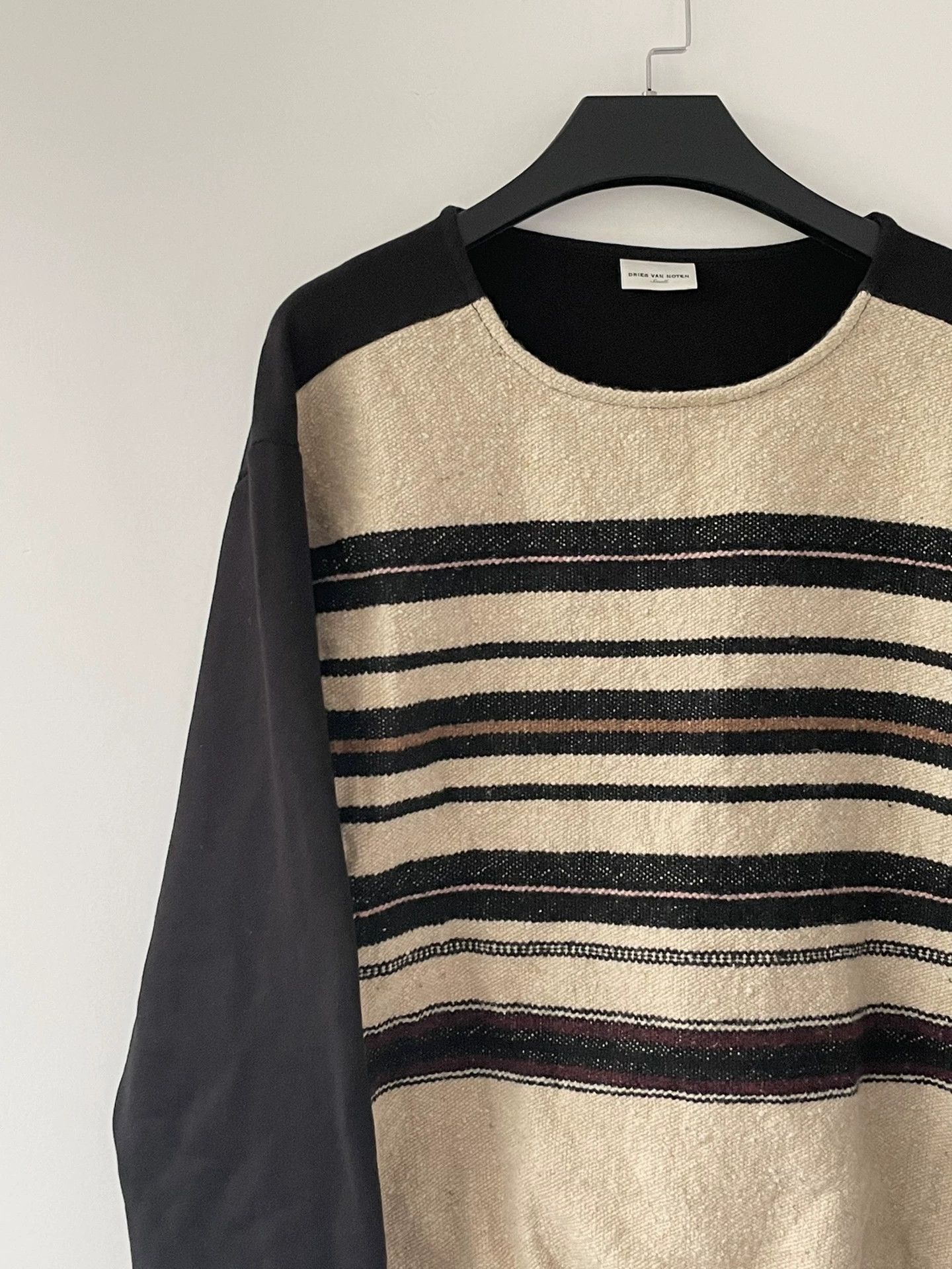 Dries Van Noten drapes with fine knit texture and stripes Size S / US 4 / IT 40 - 3 Thumbnail