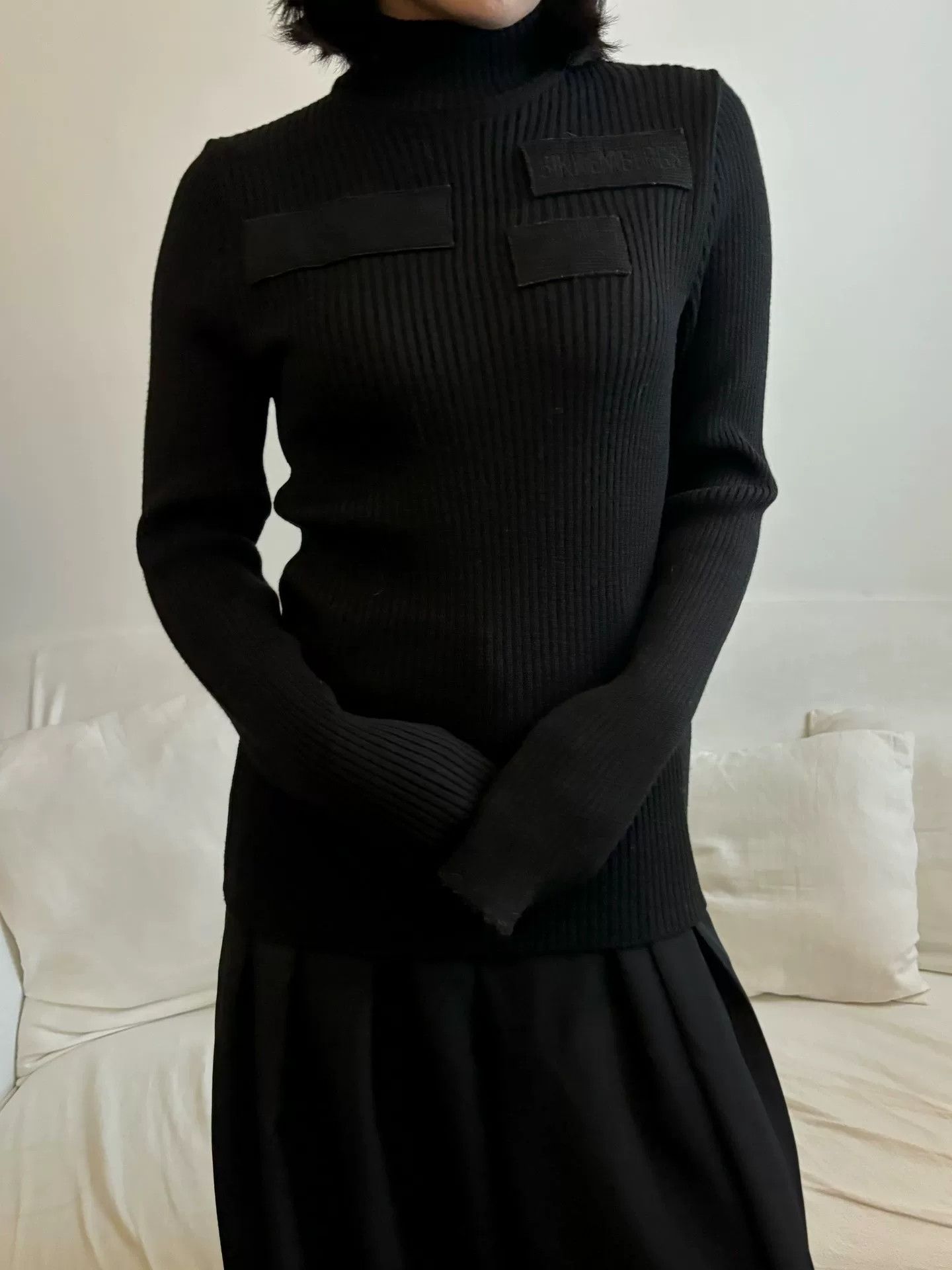 Dirk Bikkembergs dirk bikkembergs high-neck wool sweater Size US M / EU 48-50 / 2 - 2 Thumbnail
