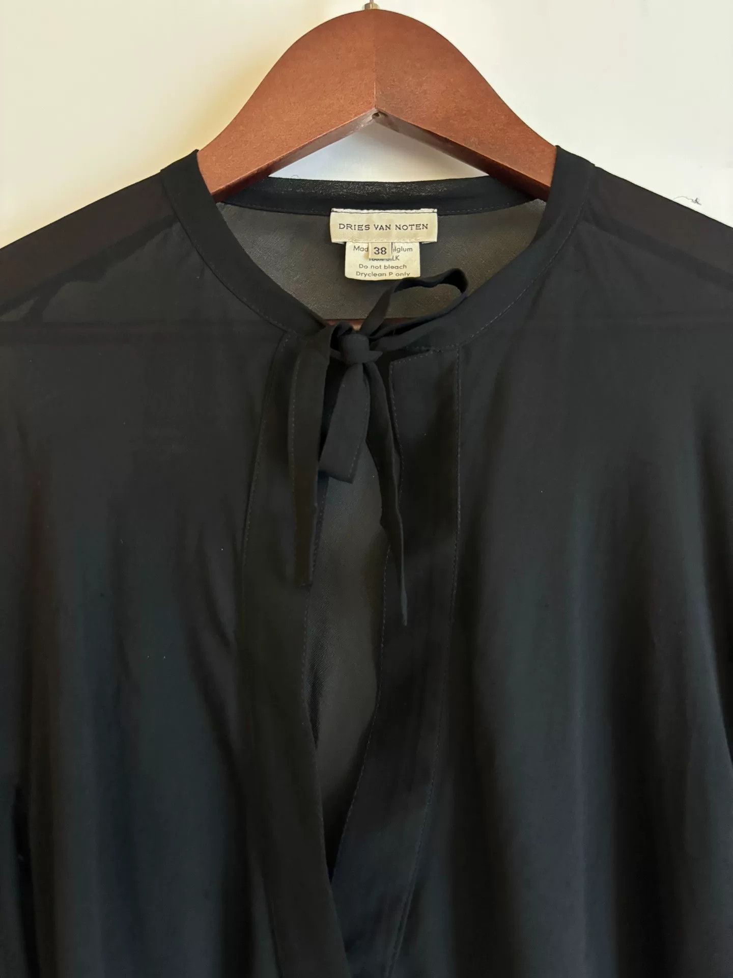 Dries Van Noten sheer silk blouse by dries van noten Size M / US 6-8 / IT 42-44 - 6 Thumbnail