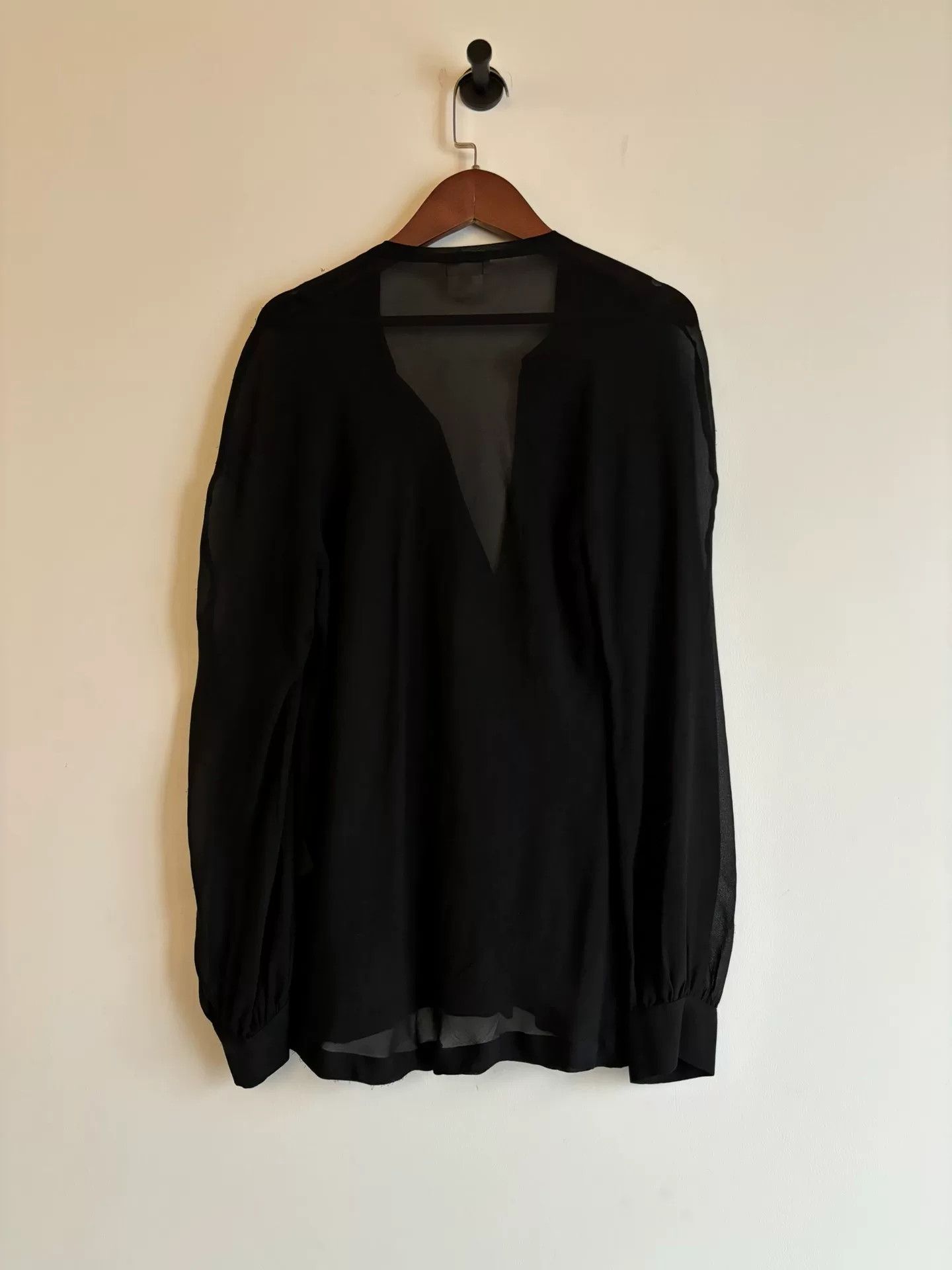 Dries Van Noten sheer silk blouse by dries van noten Size M / US 6-8 / IT 42-44 - 5 Thumbnail
