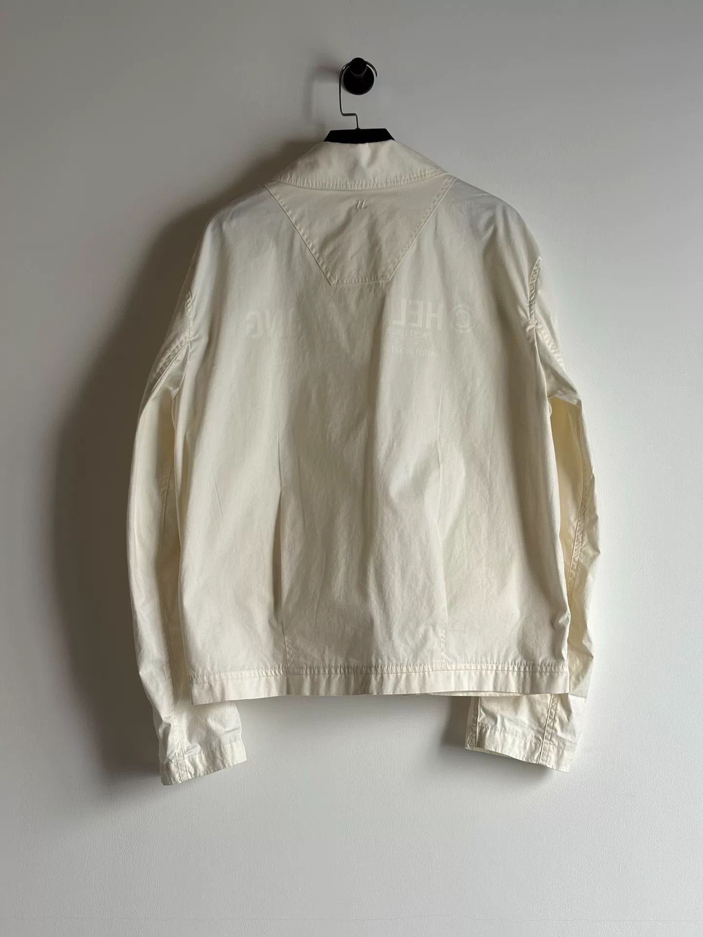 Helmut Lang helmut lang short zip jacket in cream Size US M / EU 48-50 / 2 - 6 Thumbnail