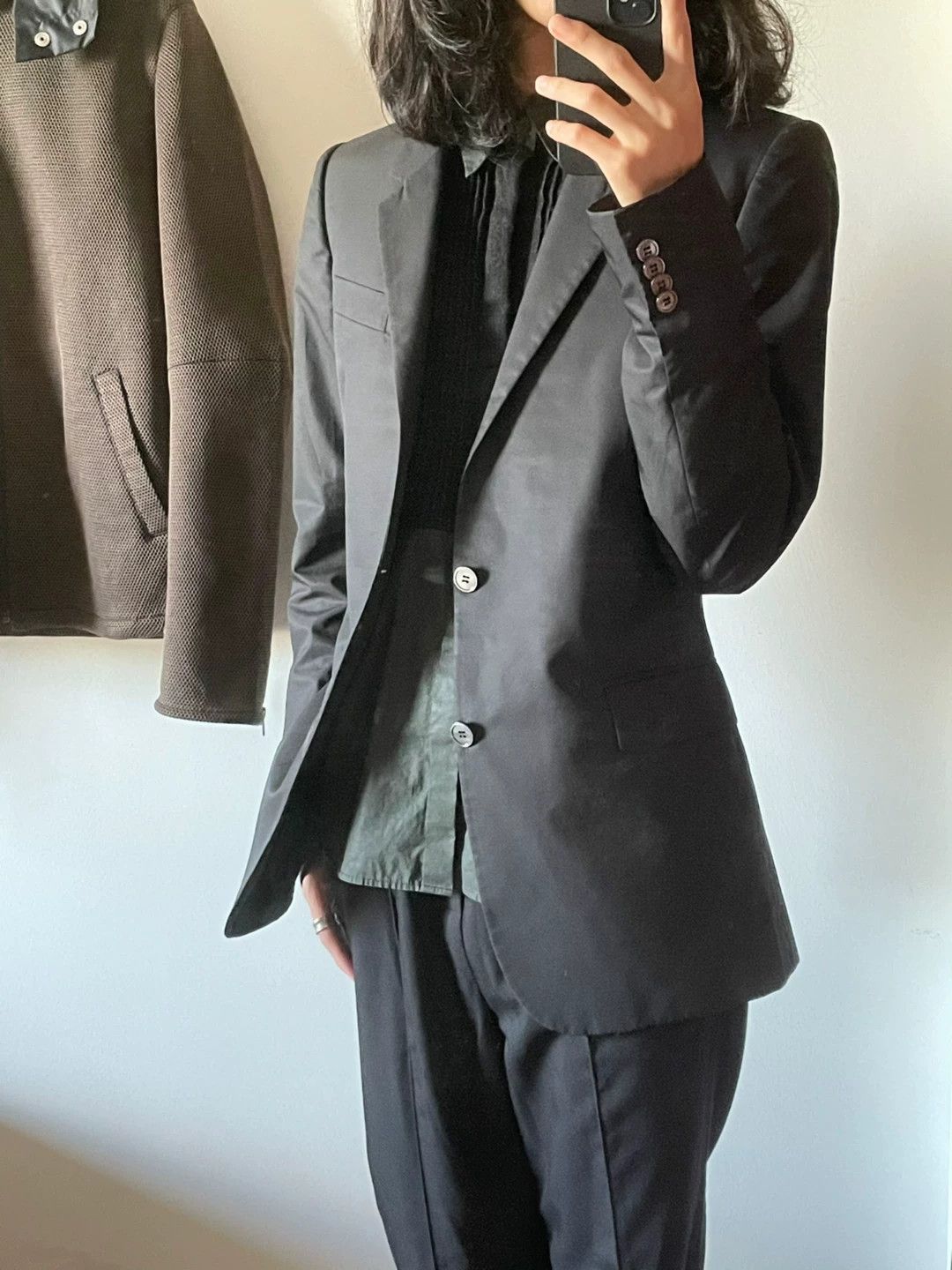 Alexander McQueen Alexander McQueen F/W08 Tailored Black Suit Size US M / EU 48-50 / 2 - 2 Thumbnail