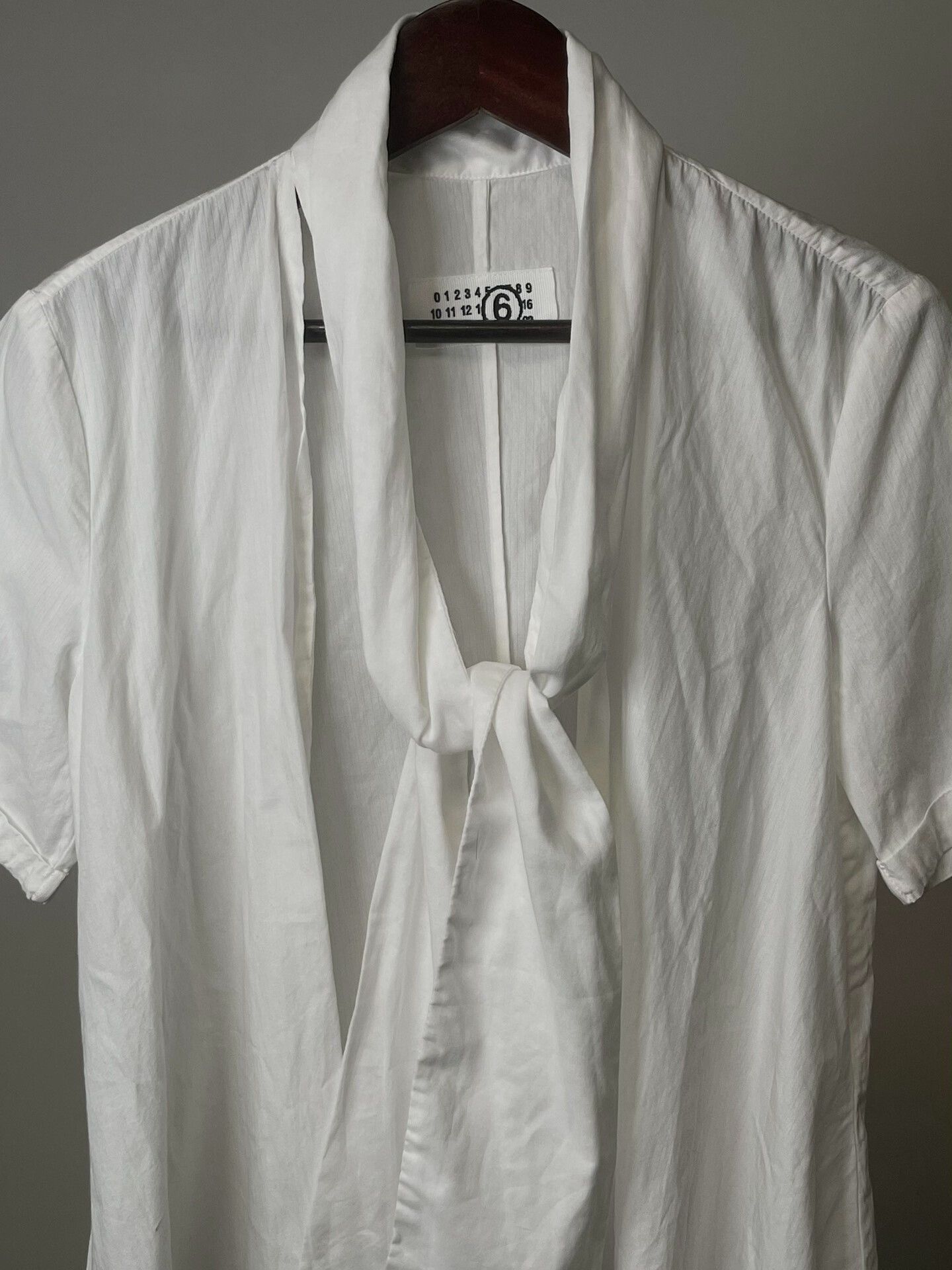 Maison Margiela Maison Martin Margiela White Scarf Cardigan Size M / US 6-8 / IT 42-44 - 3 Thumbnail