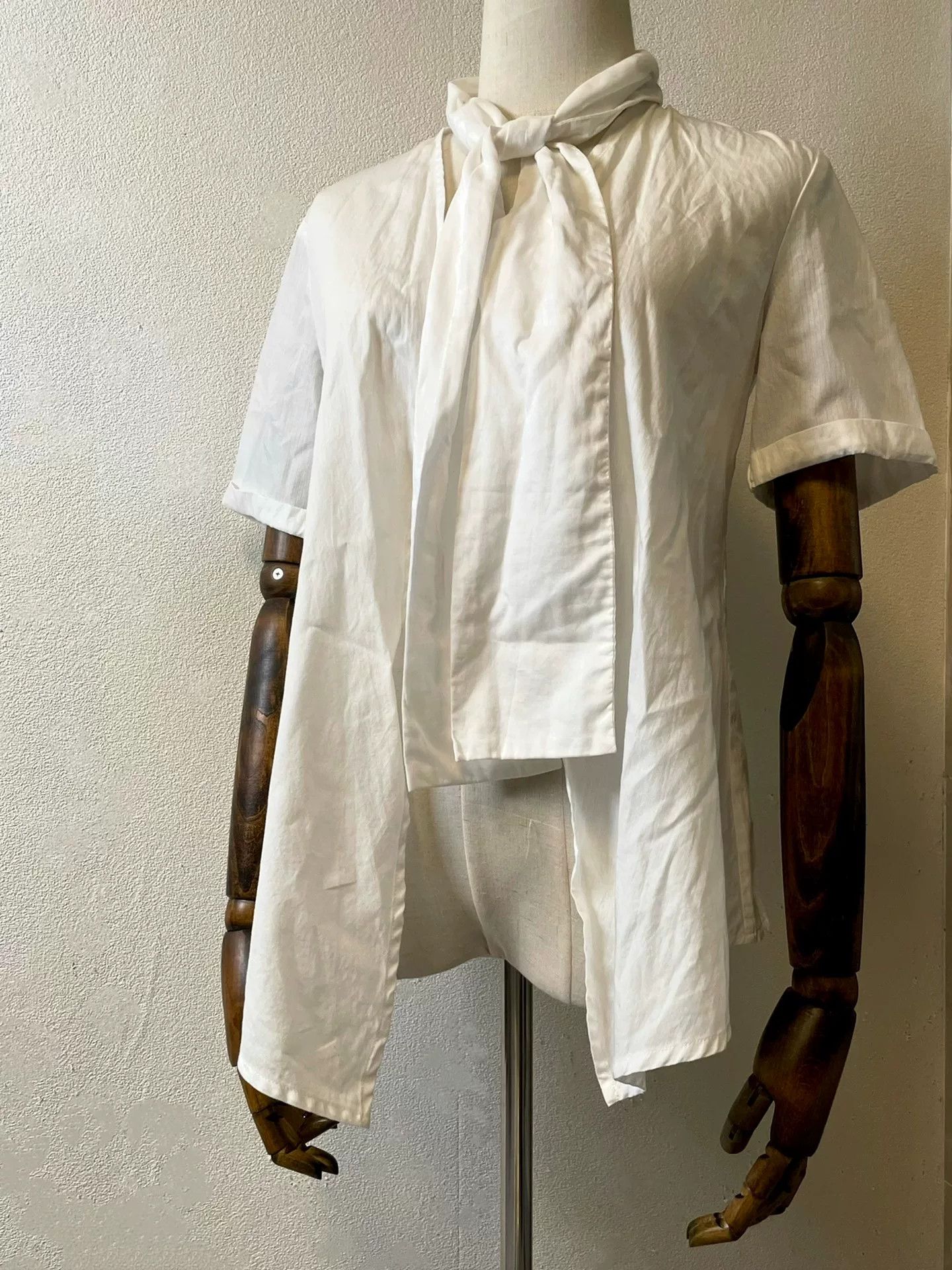 Maison Margiela Maison Martin Margiela White Scarf Cardigan Size M / US 6-8 / IT 42-44 - 2 Thumbnail