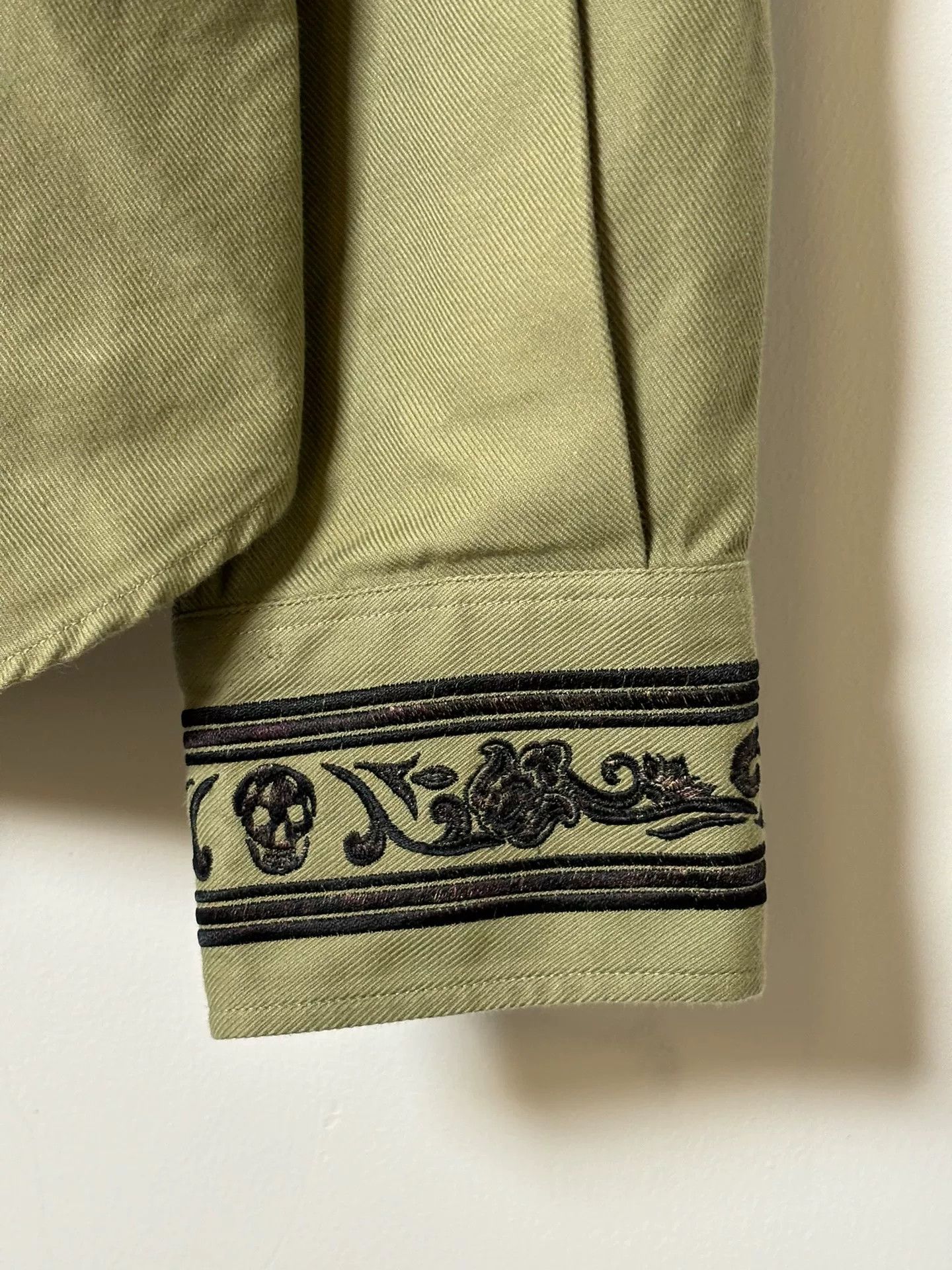 Alexander McQueen alexander mcqueen embroidered cotton shirt jacket Size US L / EU 52-54 / 3 - 4 Thumbnail
