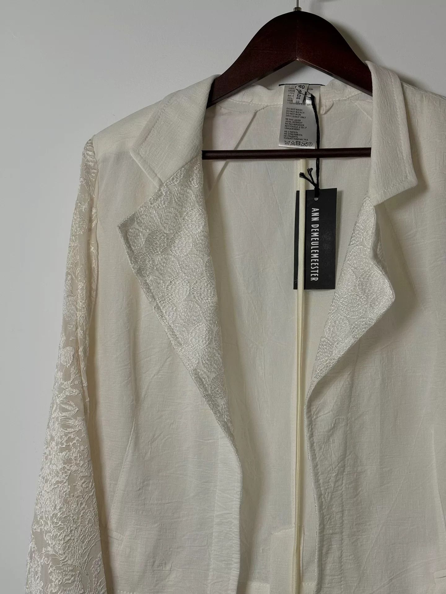 Ann Demeulemeester Ann Demeulemeester Short Bridal Jacket Size M / US 6-8 / IT 42-44 - 2 Thumbnail