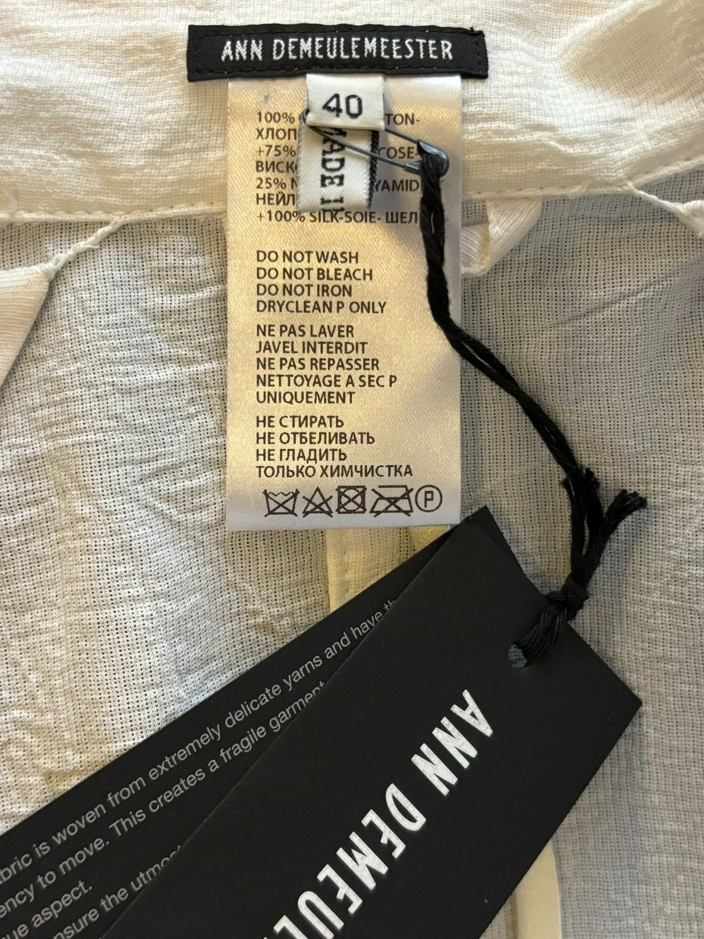 Ann Demeulemeester Ann Demeulemeester Short Bridal Jacket Size M / US 6-8 / IT 42-44 - 6 Thumbnail