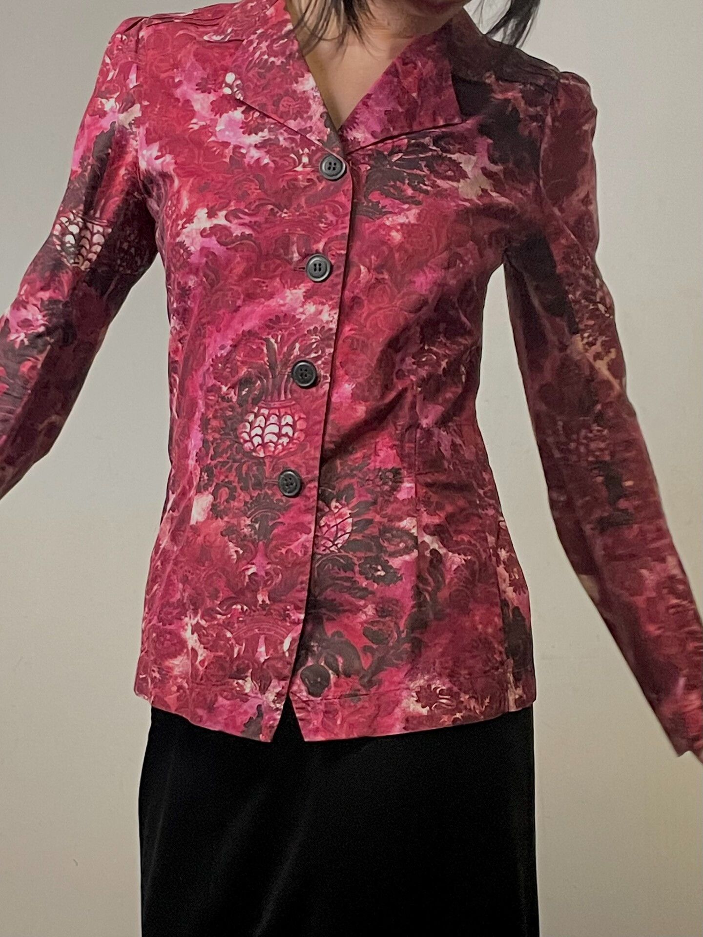 Dries Van Noten rare 90s dries van noten floral jacket Size S / US 4 / IT 40 - 2 Thumbnail