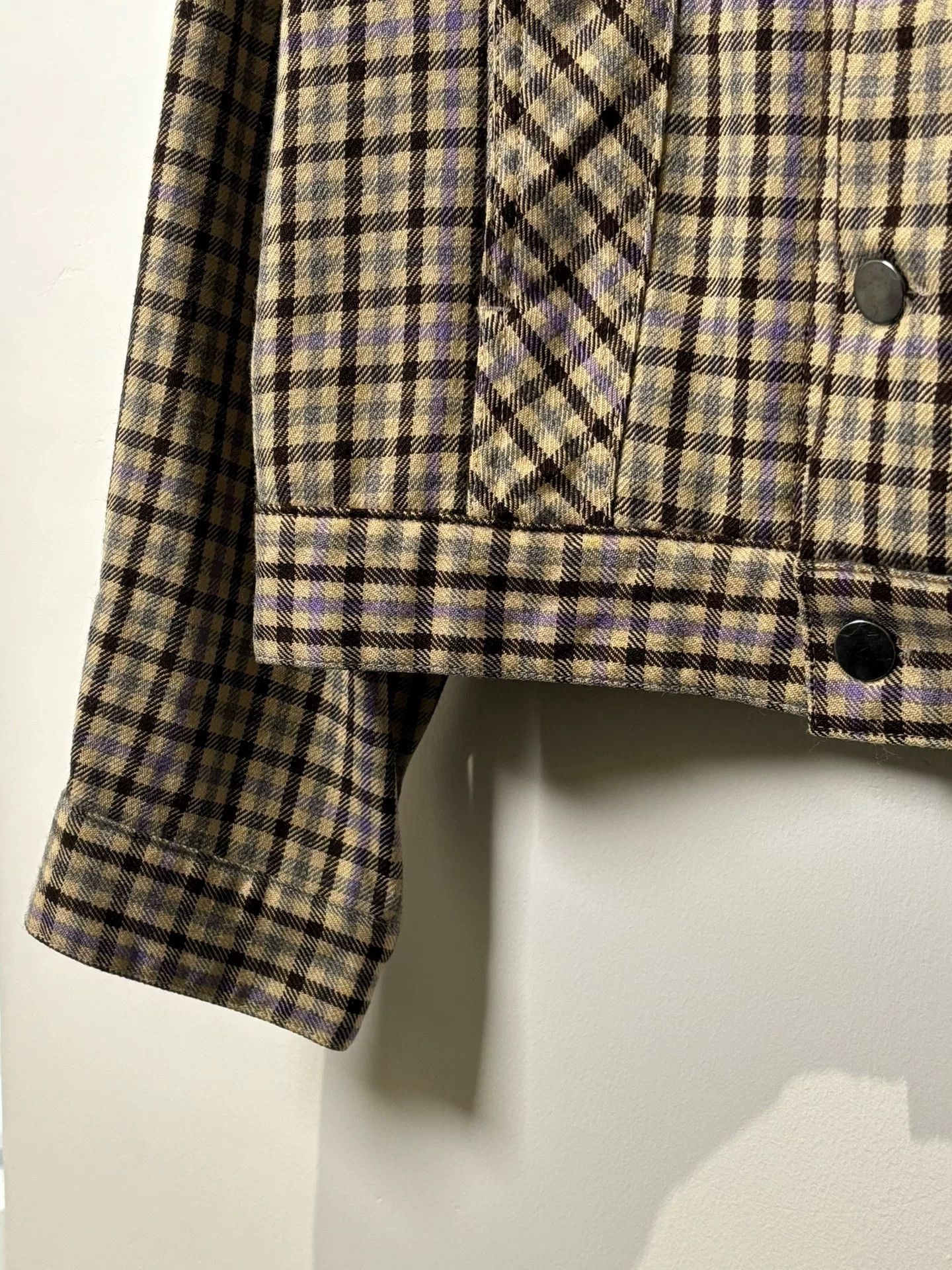 Dries Van Noten 90s Plaid Wool Jacket by Dries Van Noten Size M / US 6-8 / IT 42-44 - 4 Thumbnail