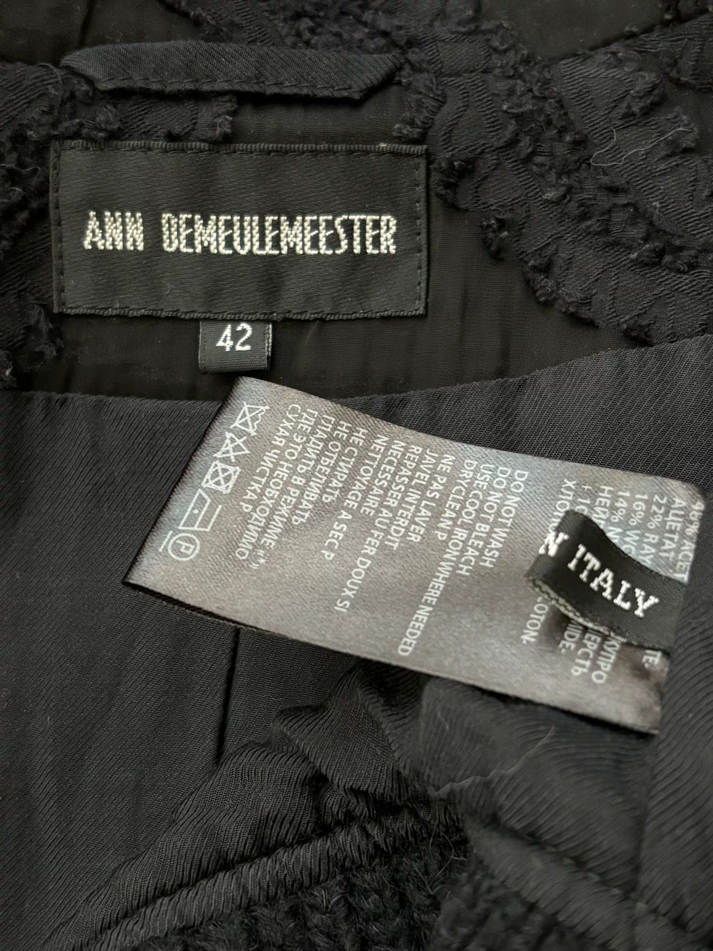 Ann Demeulemeester paisley short jacket by ann demeulemeester Size M / US 6-8 / IT 42-44 - 6 Thumbnail