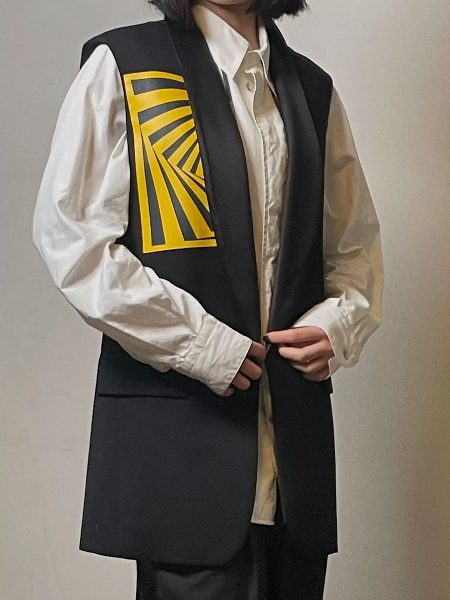 Dries Van Noten Dries Van Noten F/W14 Geometric Vest Size S / US 4 / IT 40 - 2 Thumbnail