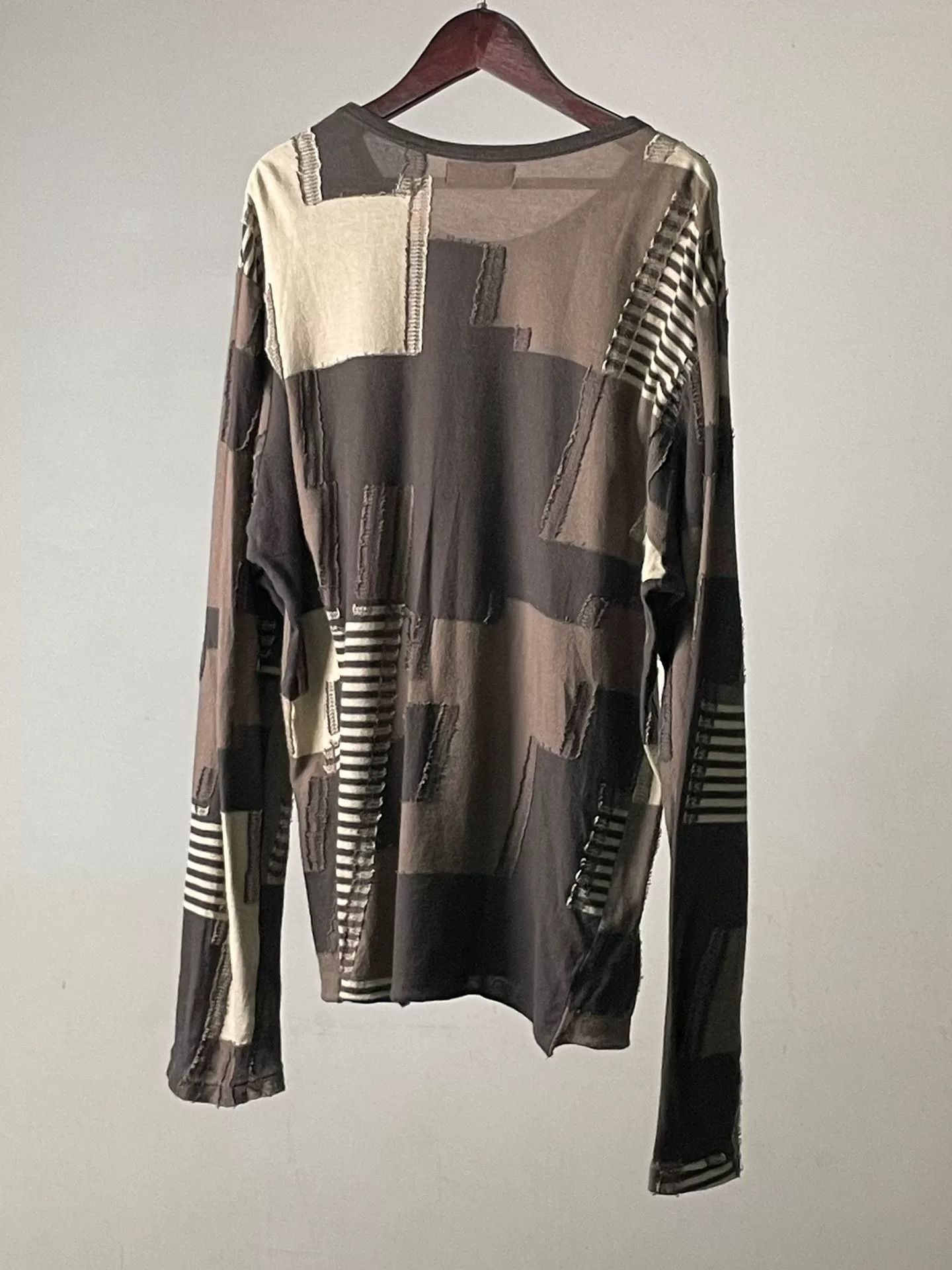 Yohji Yamamoto Yohji Yamamoto Patchwork T-Shirt Size S / US 4 / IT 40 - 6 Thumbnail