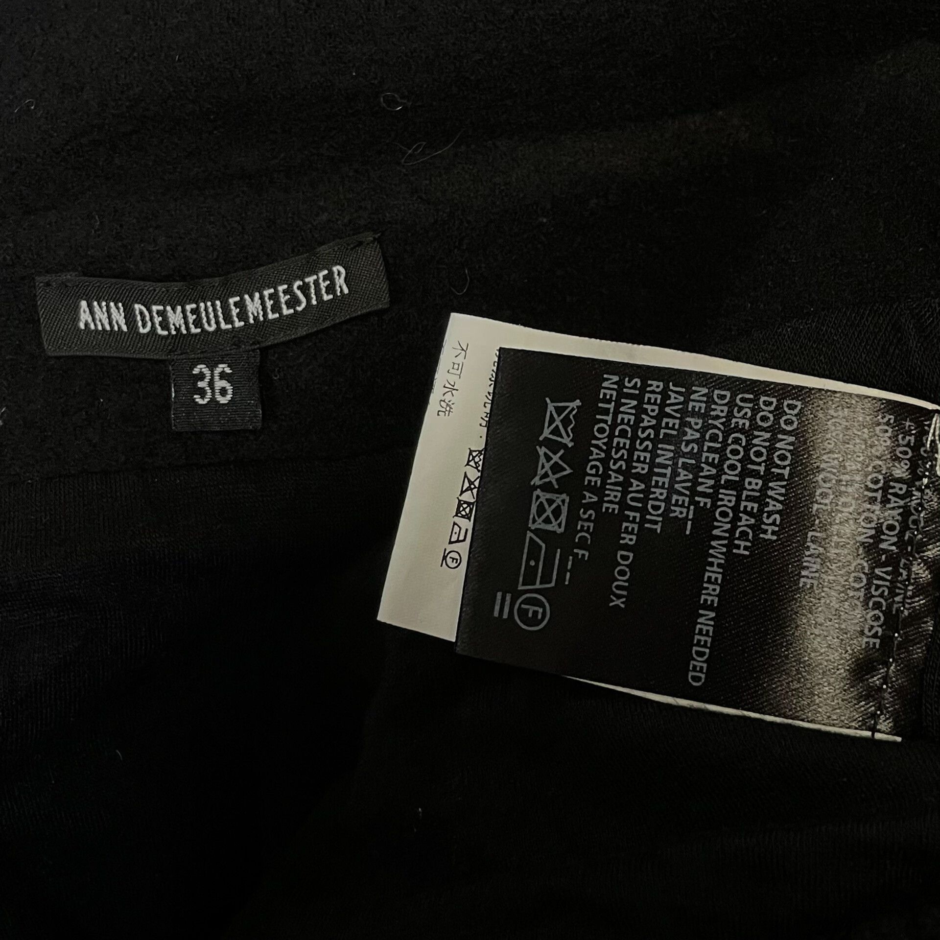 Ann Demeulemeester Ann Demeulemeester Black Short Jacket Size S / US 4 / IT 40 - 7 Thumbnail
