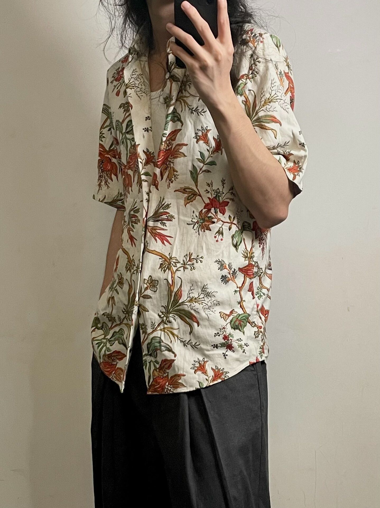 McQ Alexander McQueen Alexander McQueen Floral Print Shirt Size US L / EU 52-54 / 3 - 3 Thumbnail