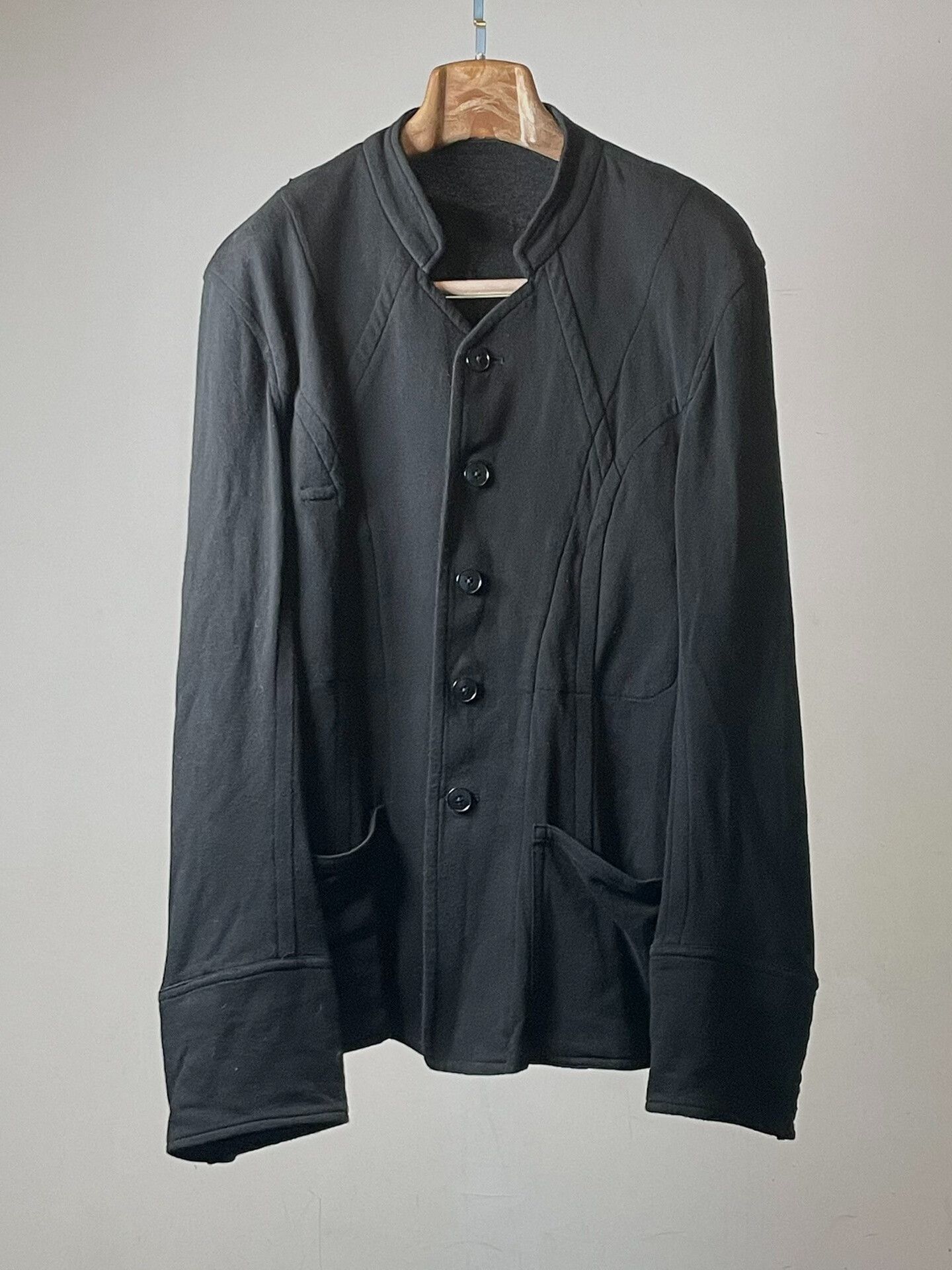 Yohji Yamamoto Yohji Yamamoto Cotton Stand Collar Jacket Size US S / EU 44-46 / 1 - 3 Thumbnail