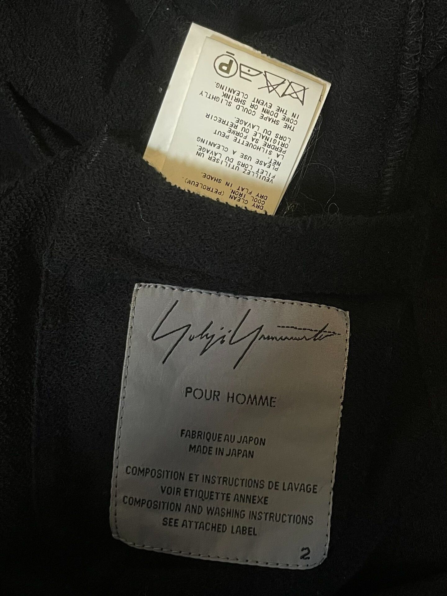 Yohji Yamamoto Yohji Yamamoto Cotton Stand Collar Jacket Size US S / EU 44-46 / 1 - 6 Thumbnail