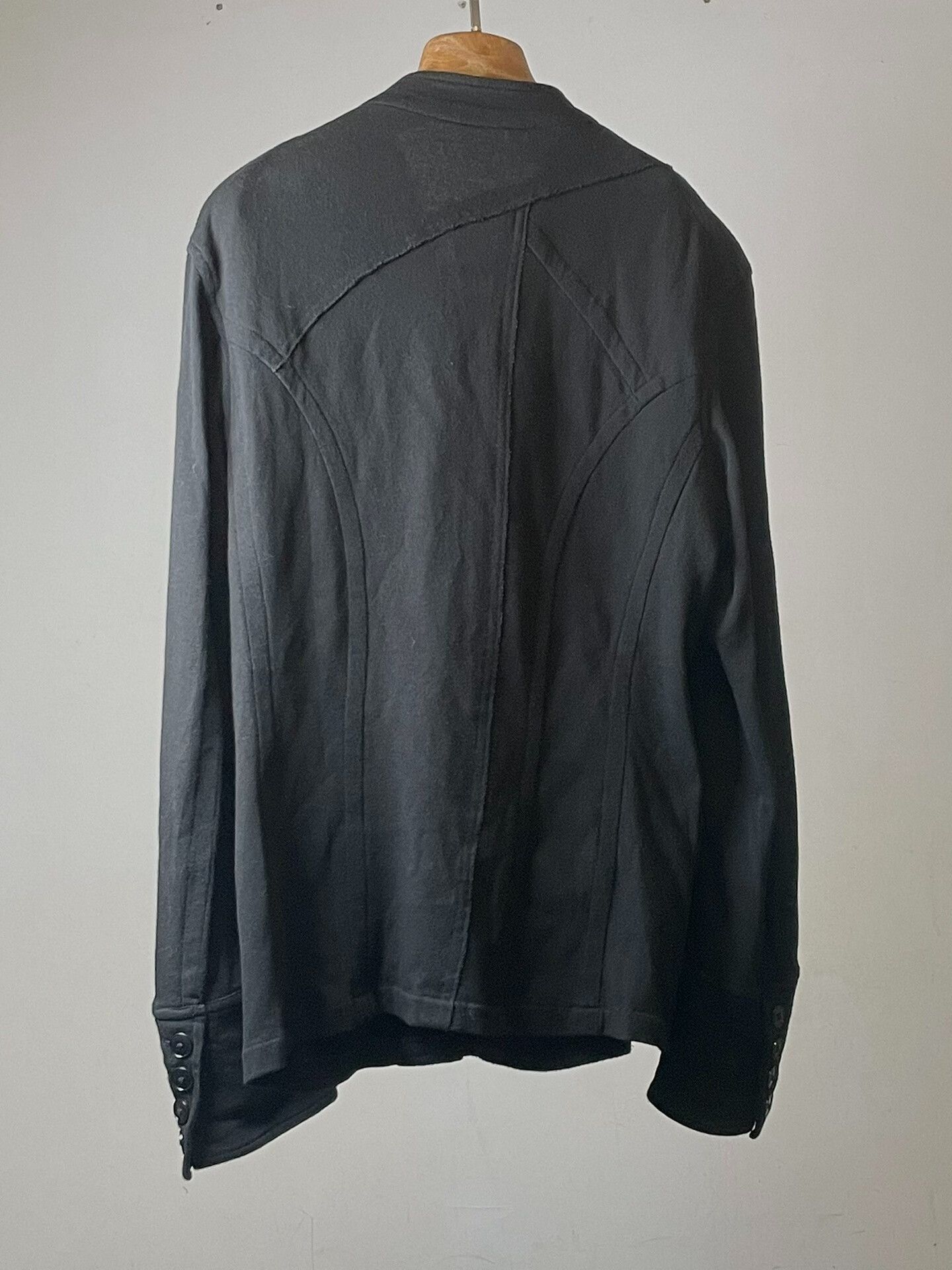 Yohji Yamamoto Yohji Yamamoto Cotton Stand Collar Jacket Size US S / EU 44-46 / 1 - 5 Thumbnail
