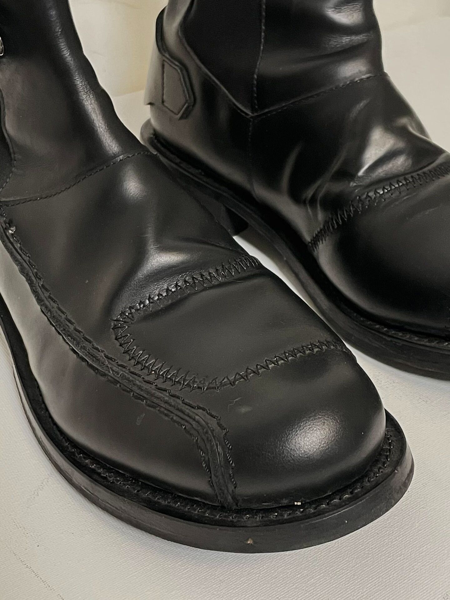 Jean Paul Gaultier Jean Paul Gaultier Black Military Boots Size US 9 / EU 42 - 4 Thumbnail
