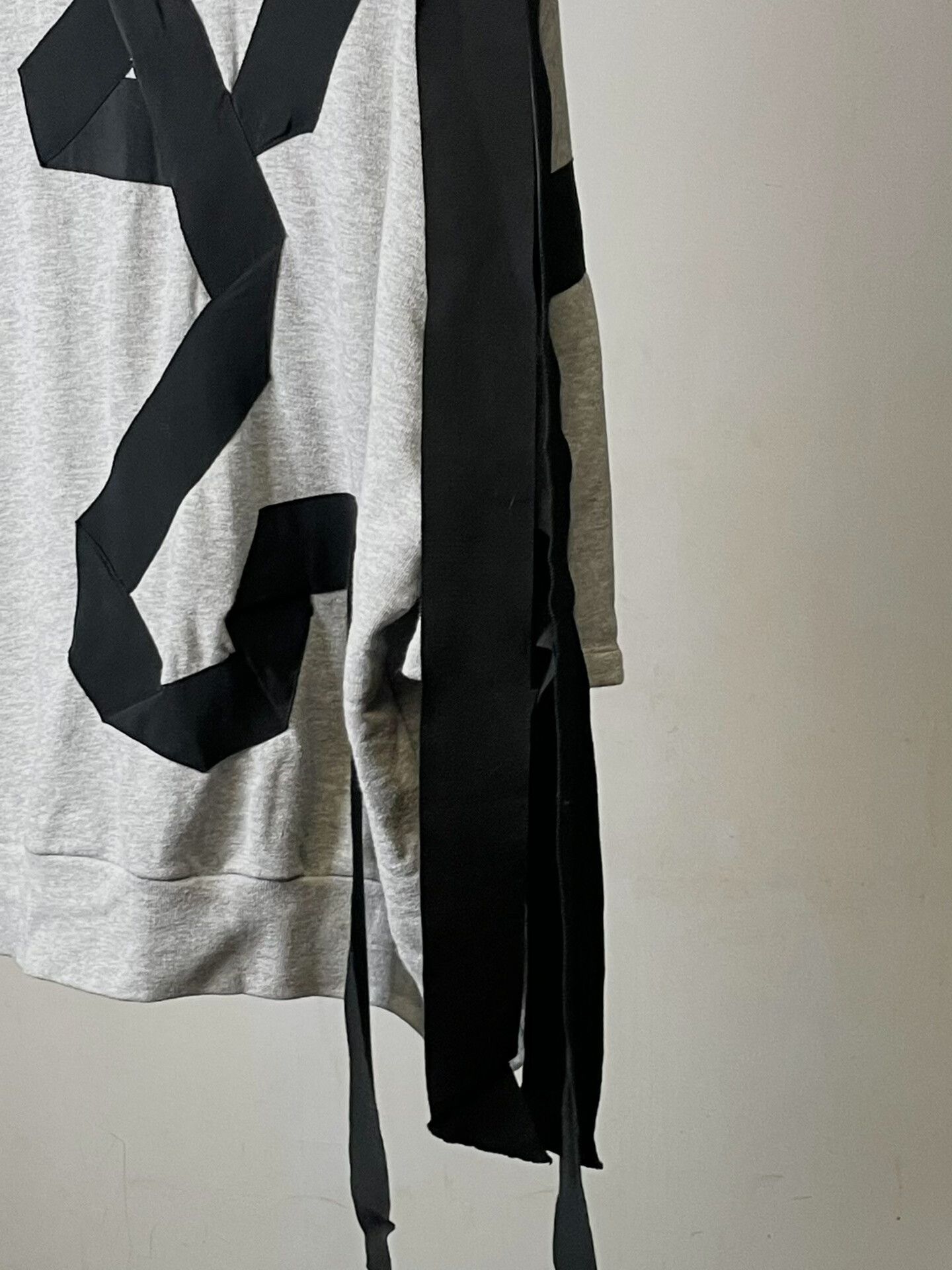 Dries Van Noten gray oversized hoodie with ribbons Size M / US 6-8 / IT 42-44 - 5 Thumbnail