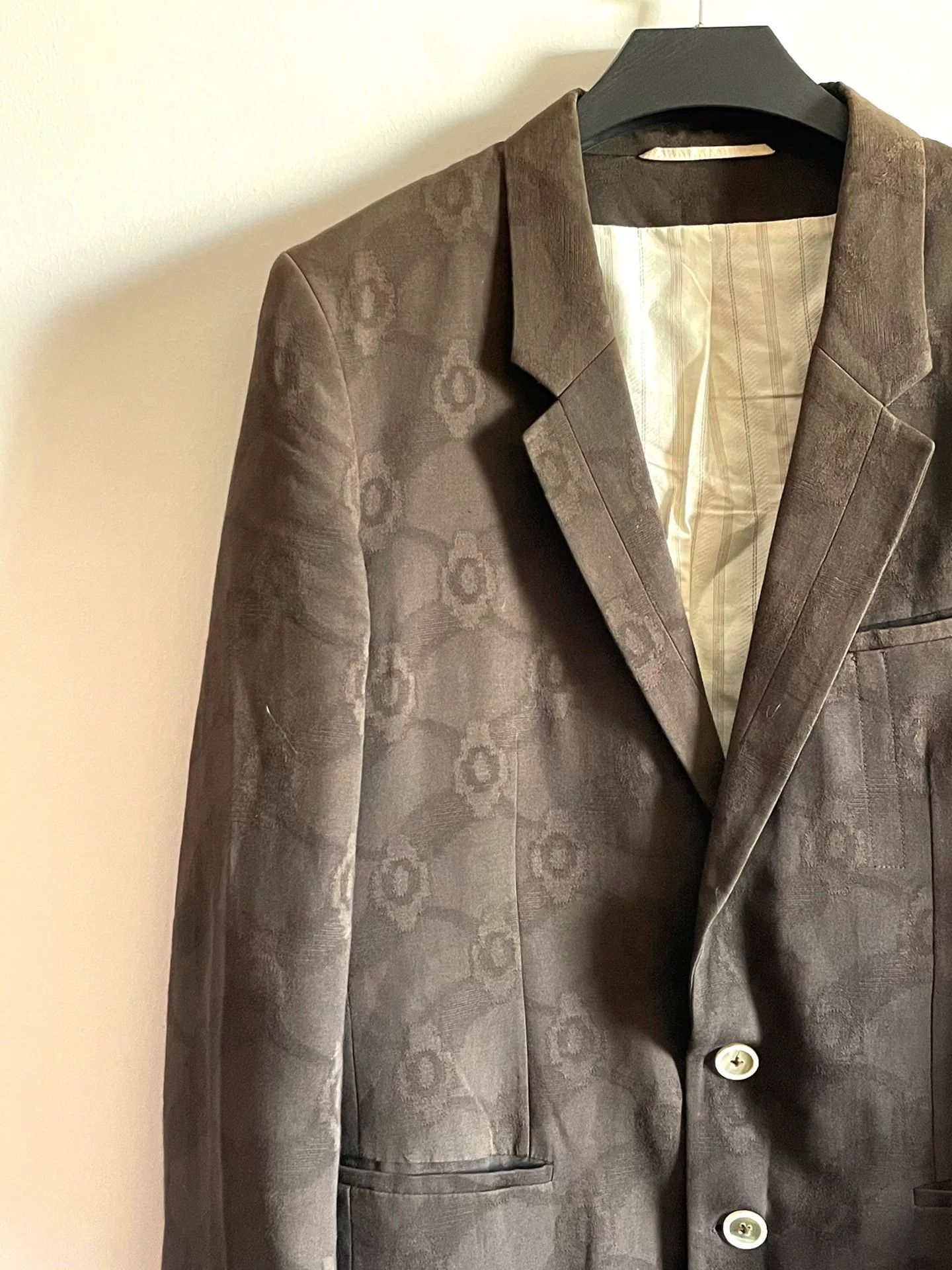 Ann Demeulemeester sophisticated spring summer brown blazer Size US S / EU 44-46 / 1 - 4 Thumbnail