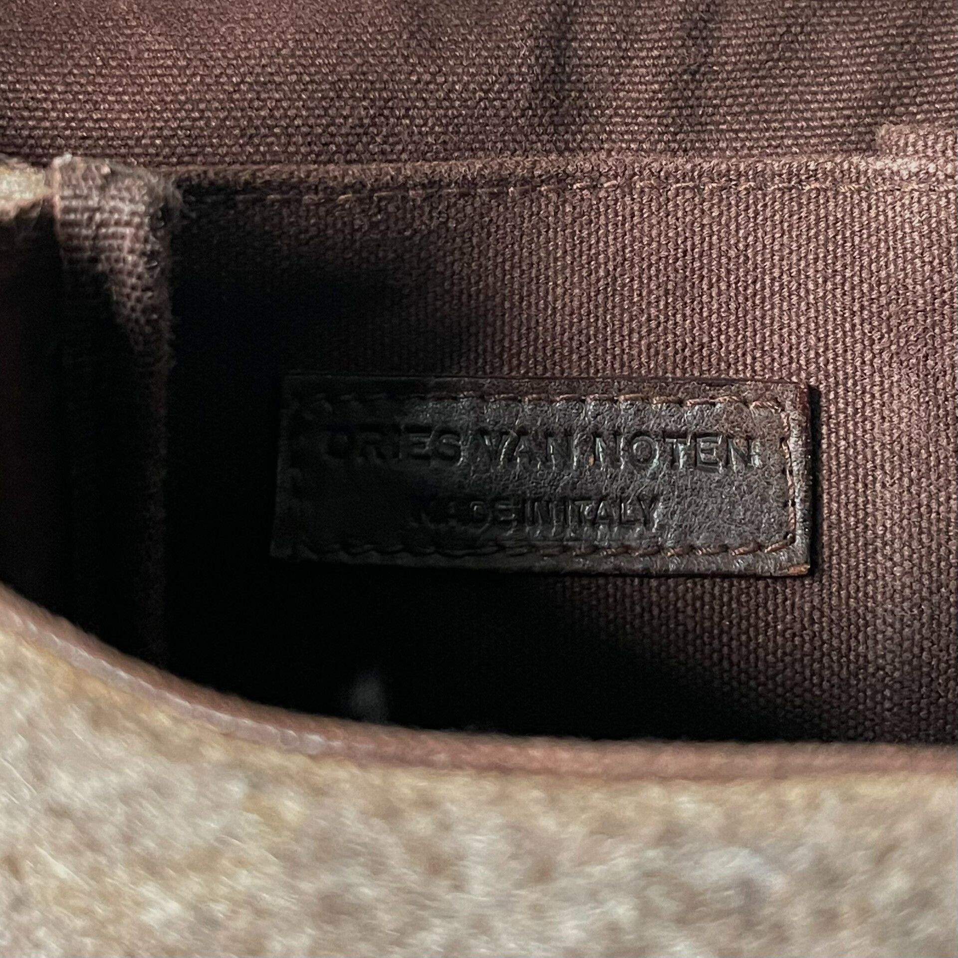 Dries Van Noten drapes van noten wool shoulder bag Size ONE SIZE - 6 Thumbnail