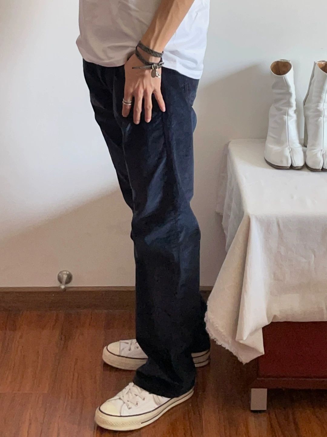 Maison Margiela Maison Martin Margiela F/W07 Velvet Flare Pants Size 30" / US 8 / IT 44 - 2 Thumbnail