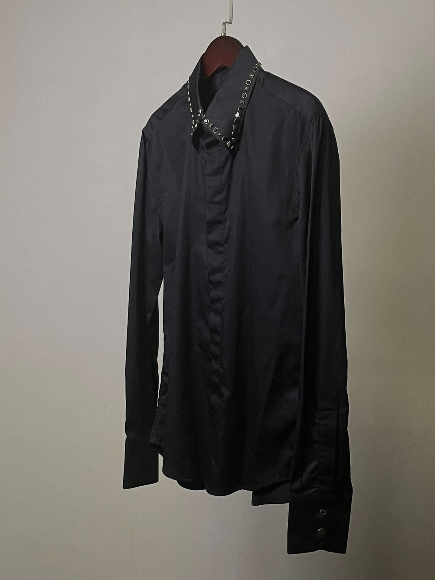 Dsquared2 dsquared2 black studded shirt with gems Size US M / EU 48-50 / 2 - 3 Thumbnail
